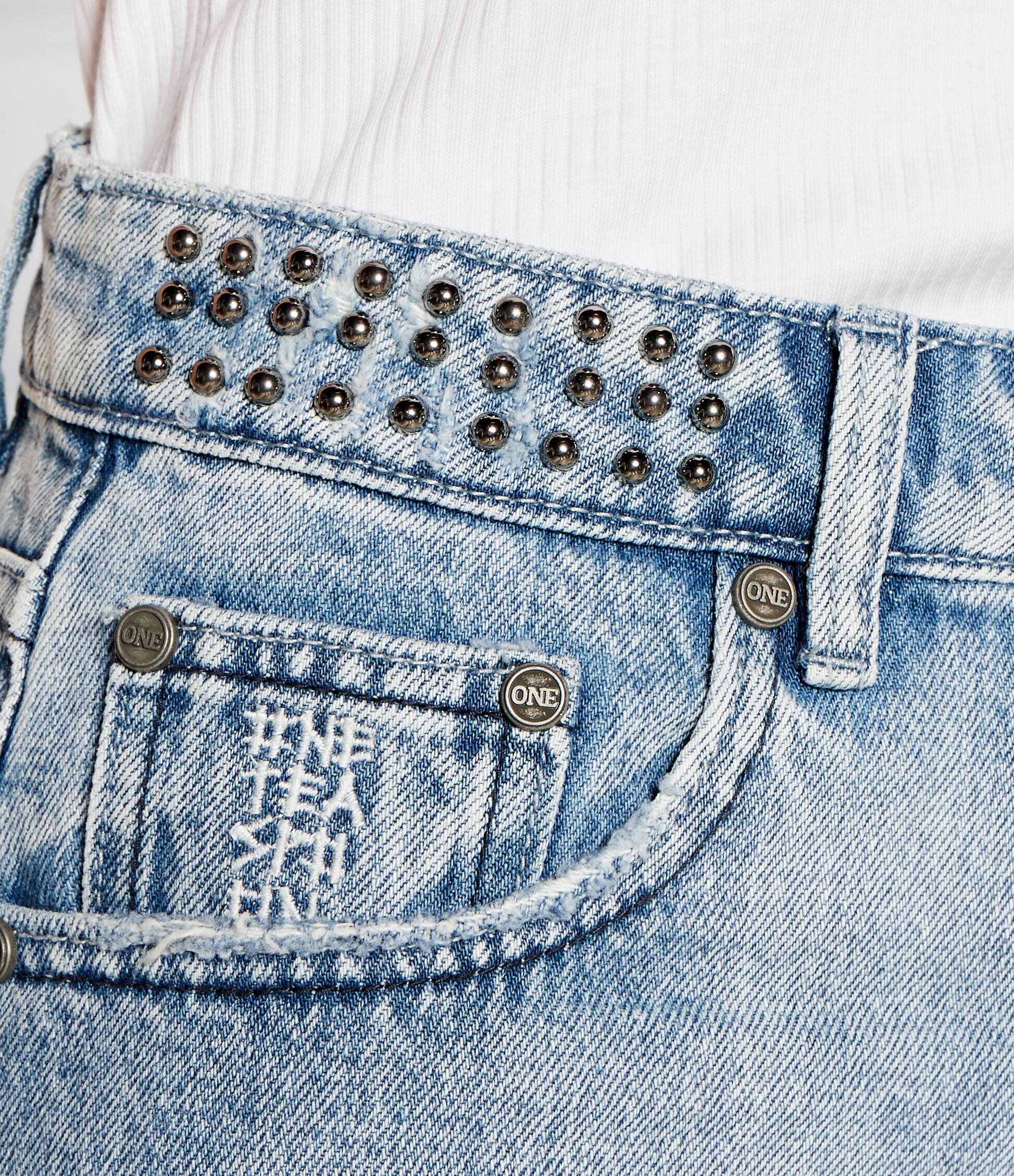 ONE TEASPOON Pantaloni scurți SALTY DOG | Relaxed fit | high waist