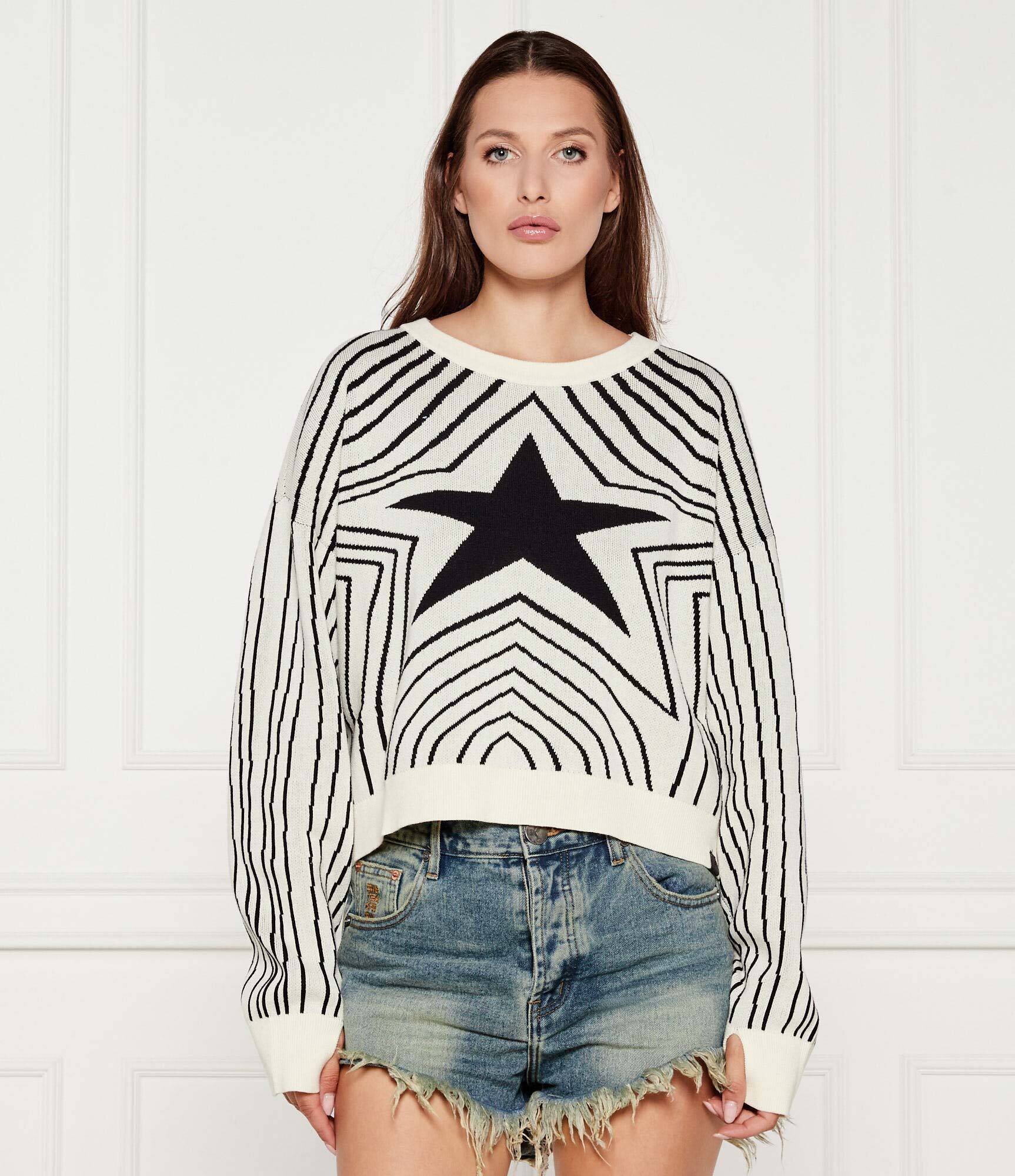 ONE TEASPOON Pulover STAR GAZING | Relaxed fit