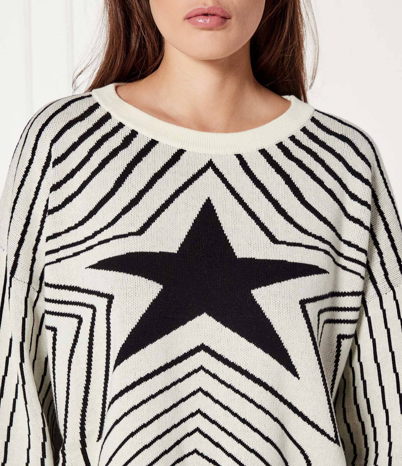 ONE TEASPOON Pulover STAR GAZING | Relaxed fit