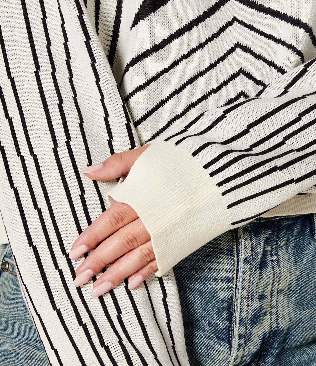 ONE TEASPOON Pulover STAR GAZING | Relaxed fit