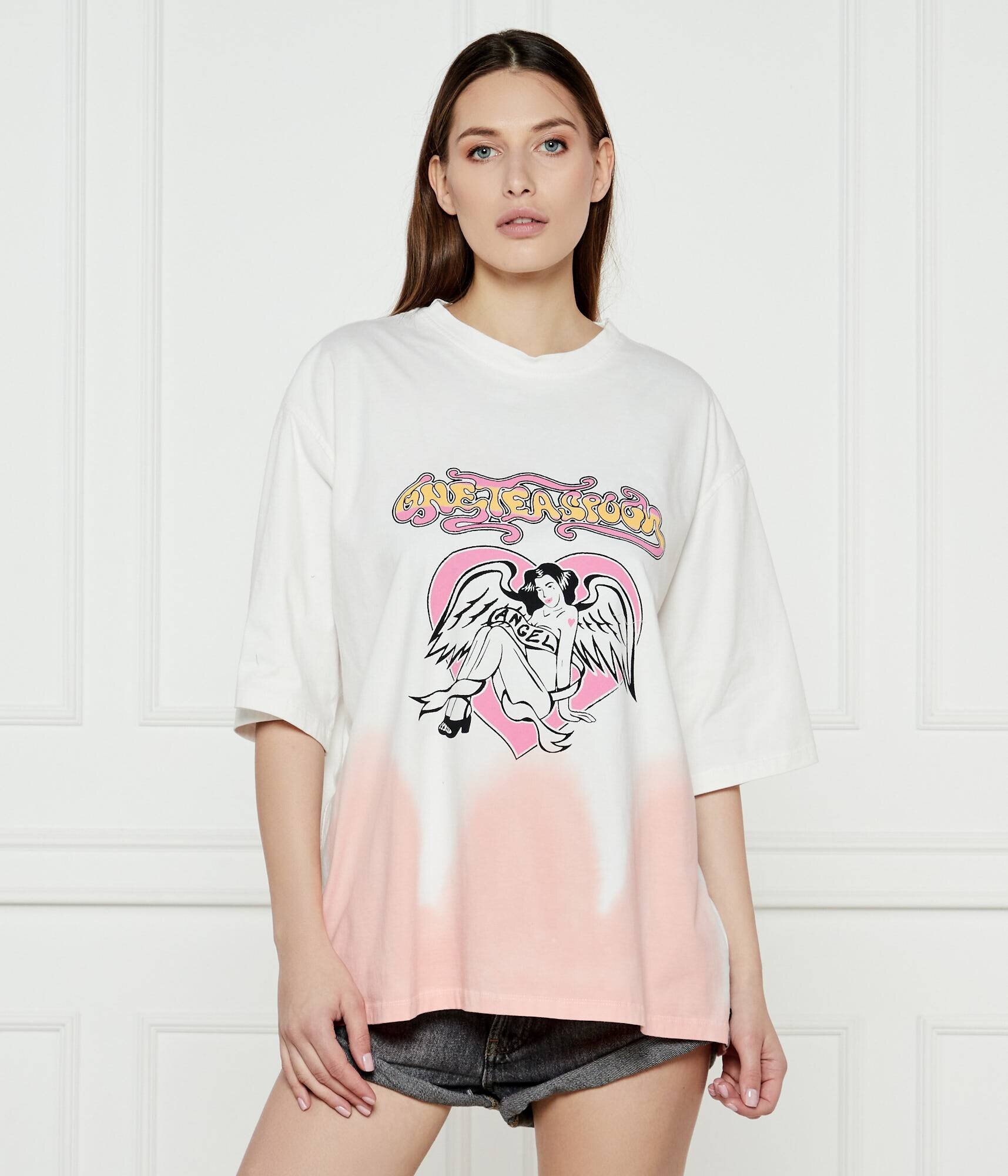 ONE TEASPOON Tricou ANGEL | Relaxed fit