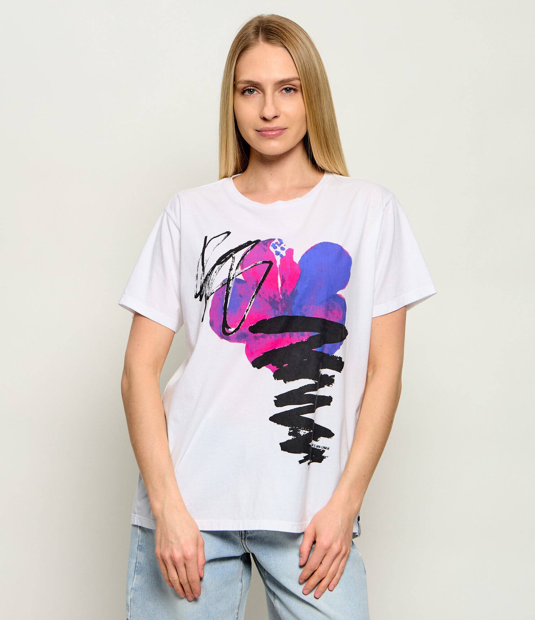 ONE TEASPOON Tricou Art | Relaxed fit