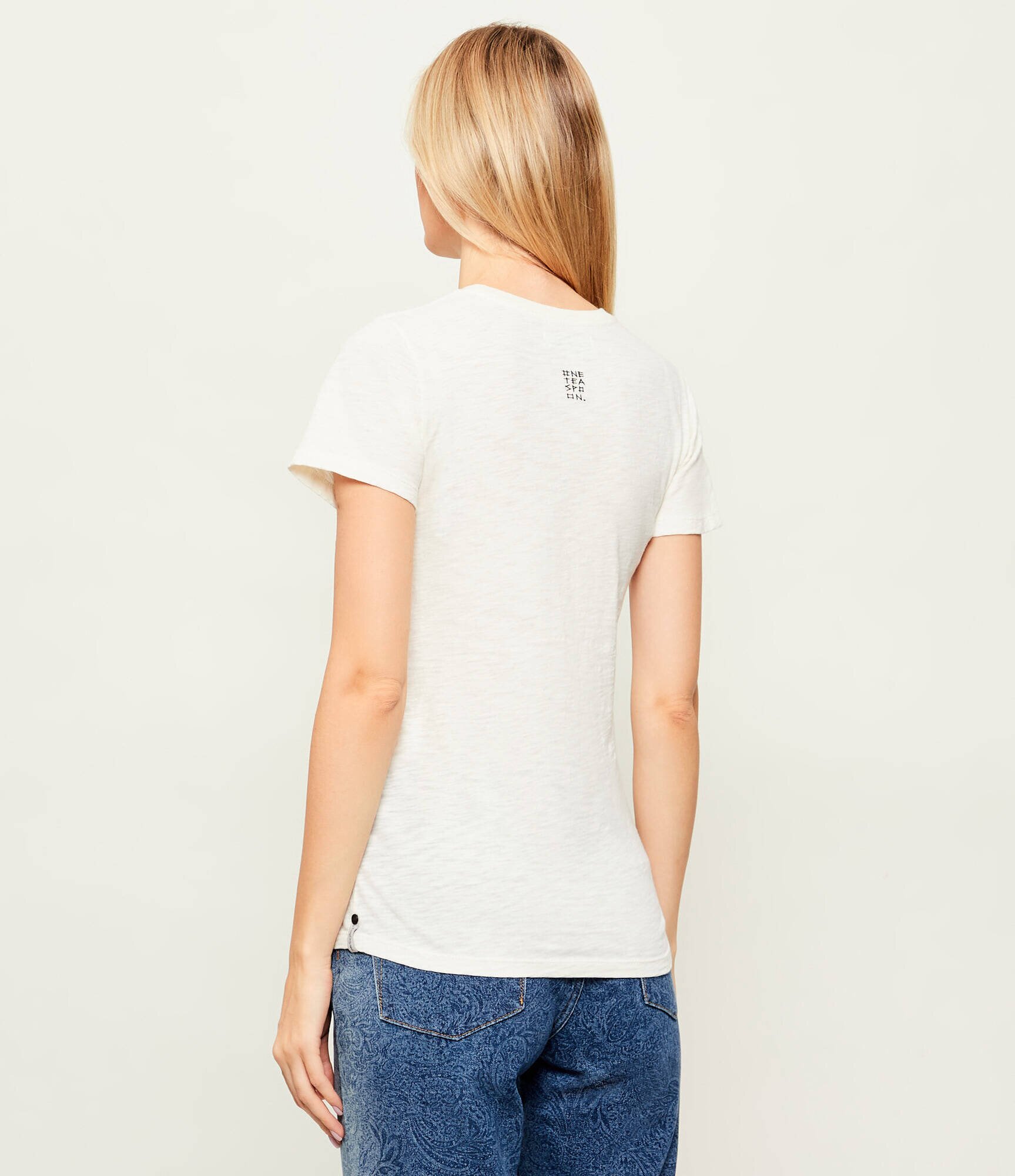 ONE TEASPOON Tricou RESIST REVOLT REBEL | Relaxed fit