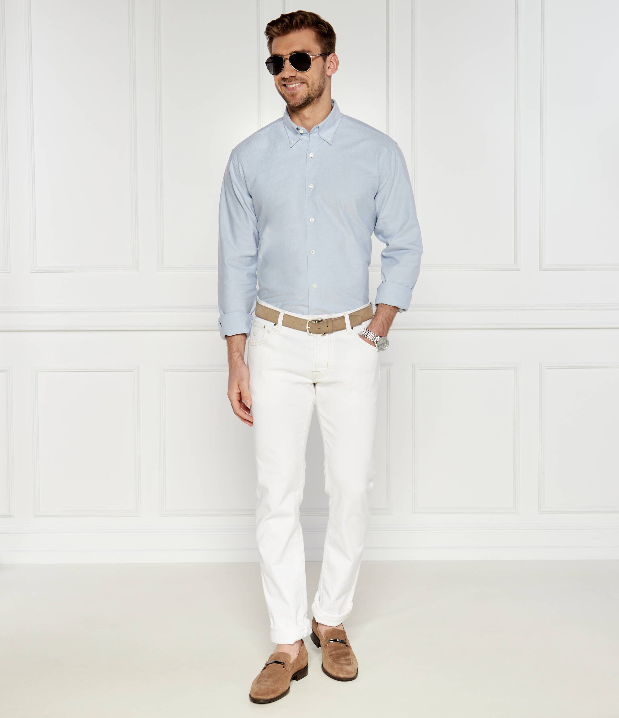 Oscar Jacobson Cămașă Casual Oxford | Regular Fit