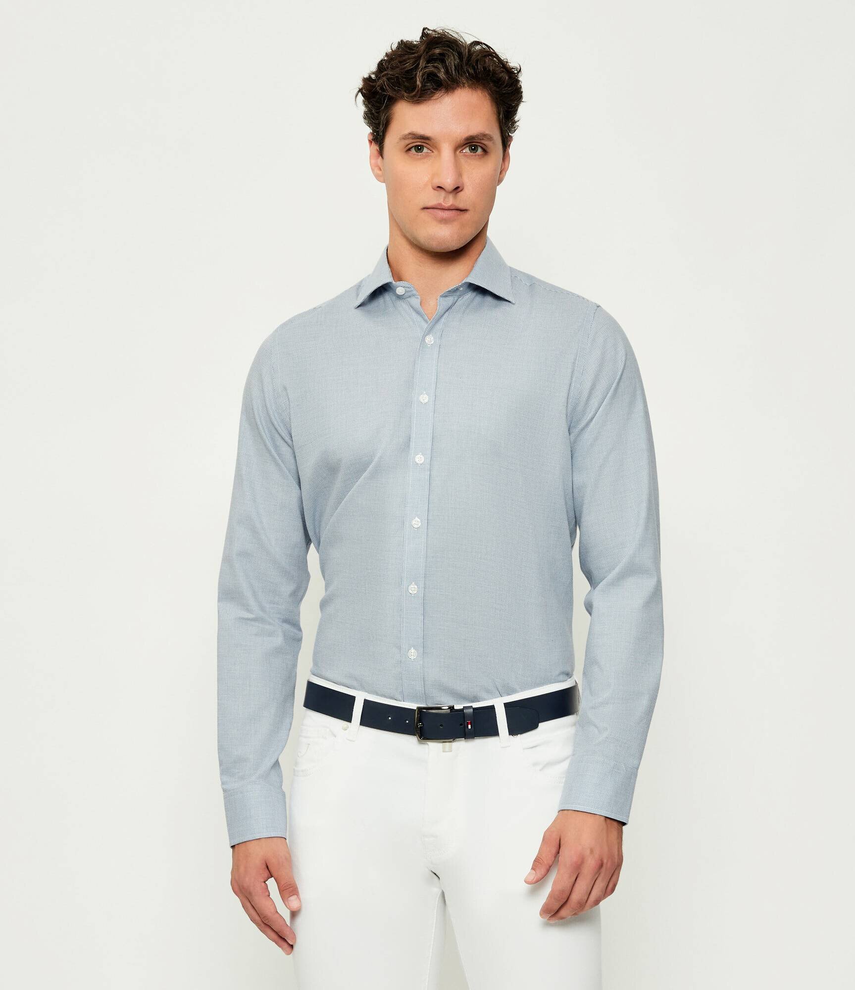 Oscar Jacobson Cămașă Cut Away Mini | Slim Fit