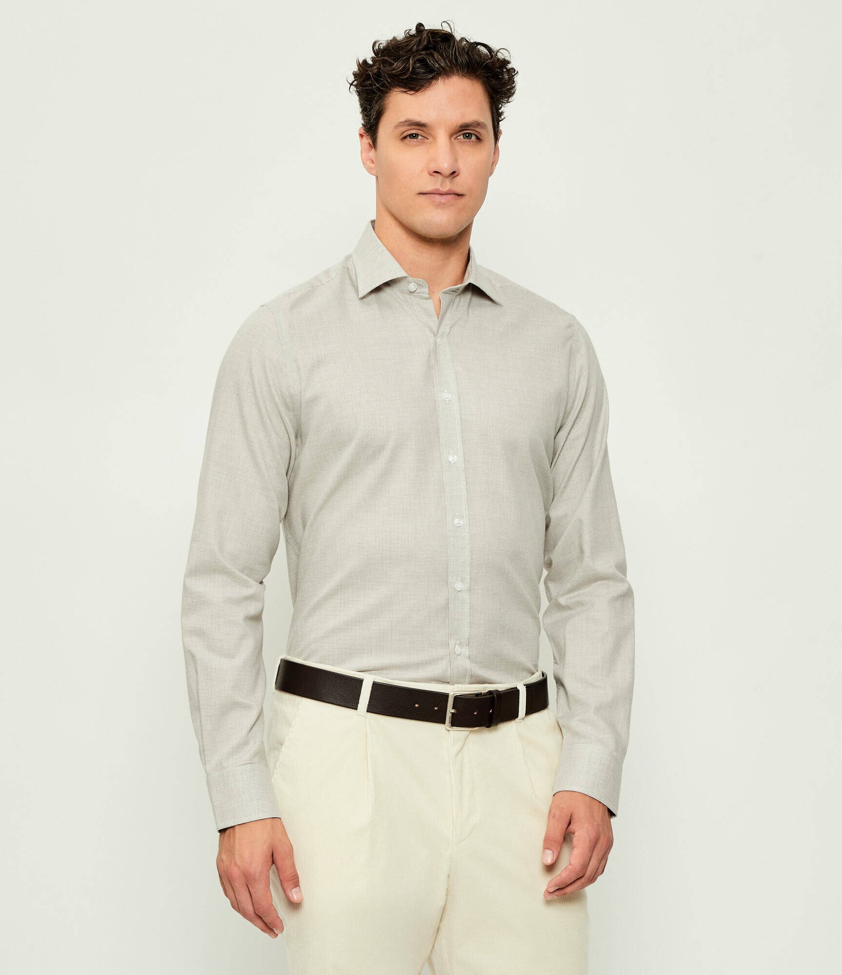 Oscar Jacobson Cămașă Cut Away Mini | Slim Fit