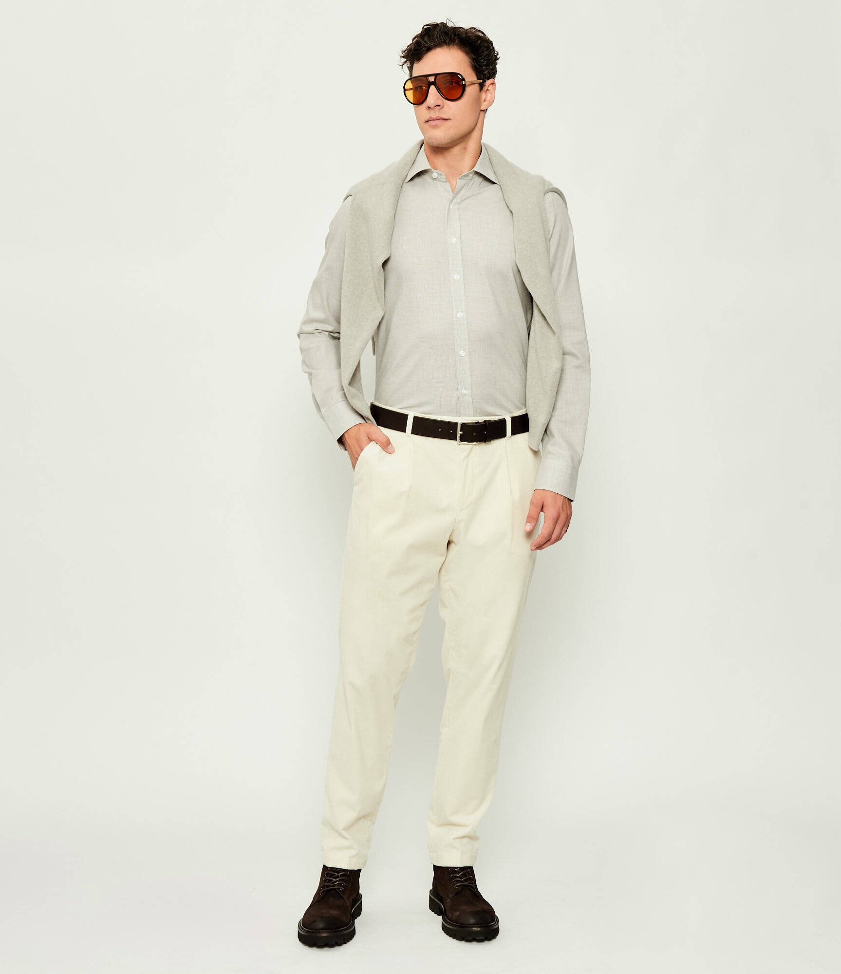 Oscar Jacobson Cămașă Cut Away Mini | Slim Fit