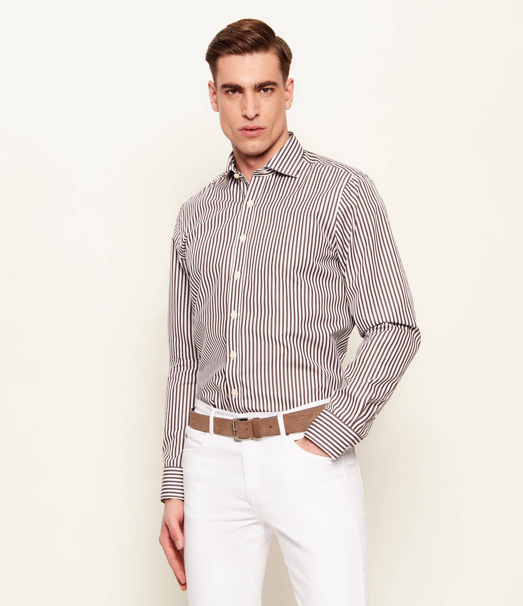 Oscar Jacobson Cămașă Cut Away | Slim Fit