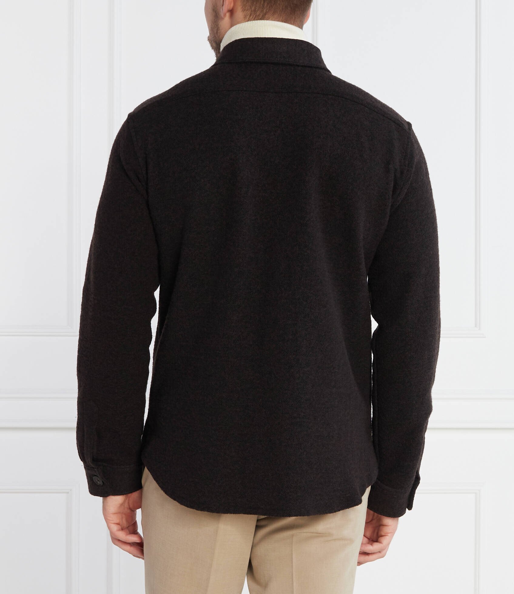 Oscar Jacobson Cămașă Maverick Jacket | regular fit cu adaos de lână