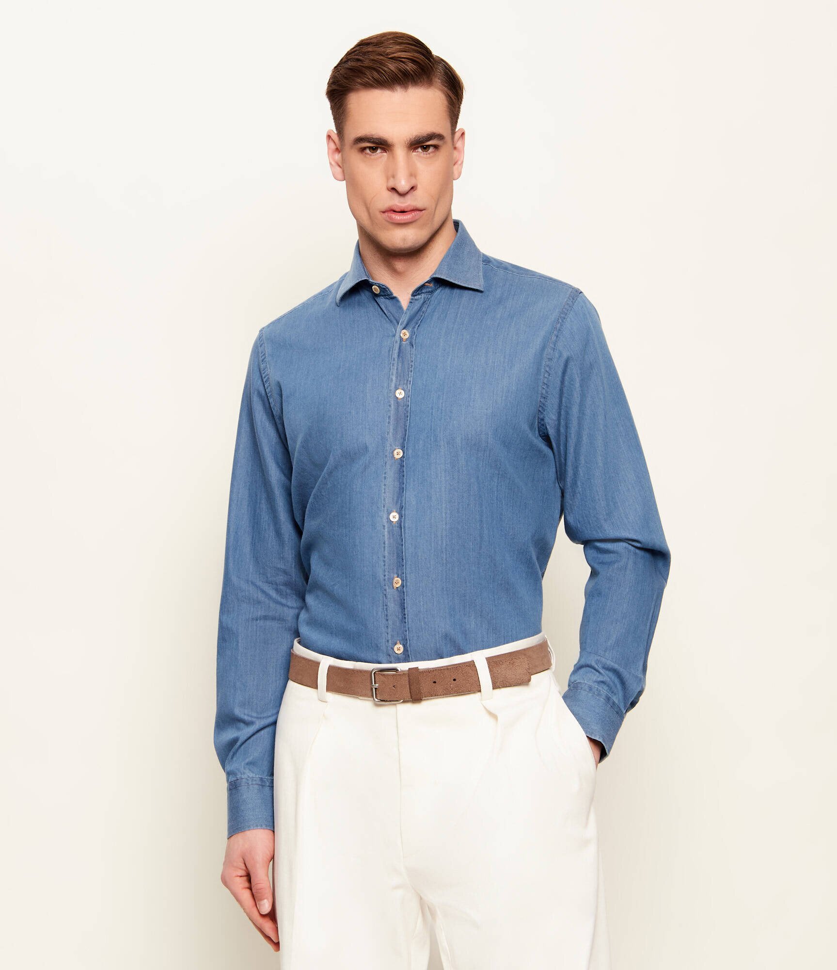 Oscar Jacobson De blugi cămașă Cut Away | Slim Fit