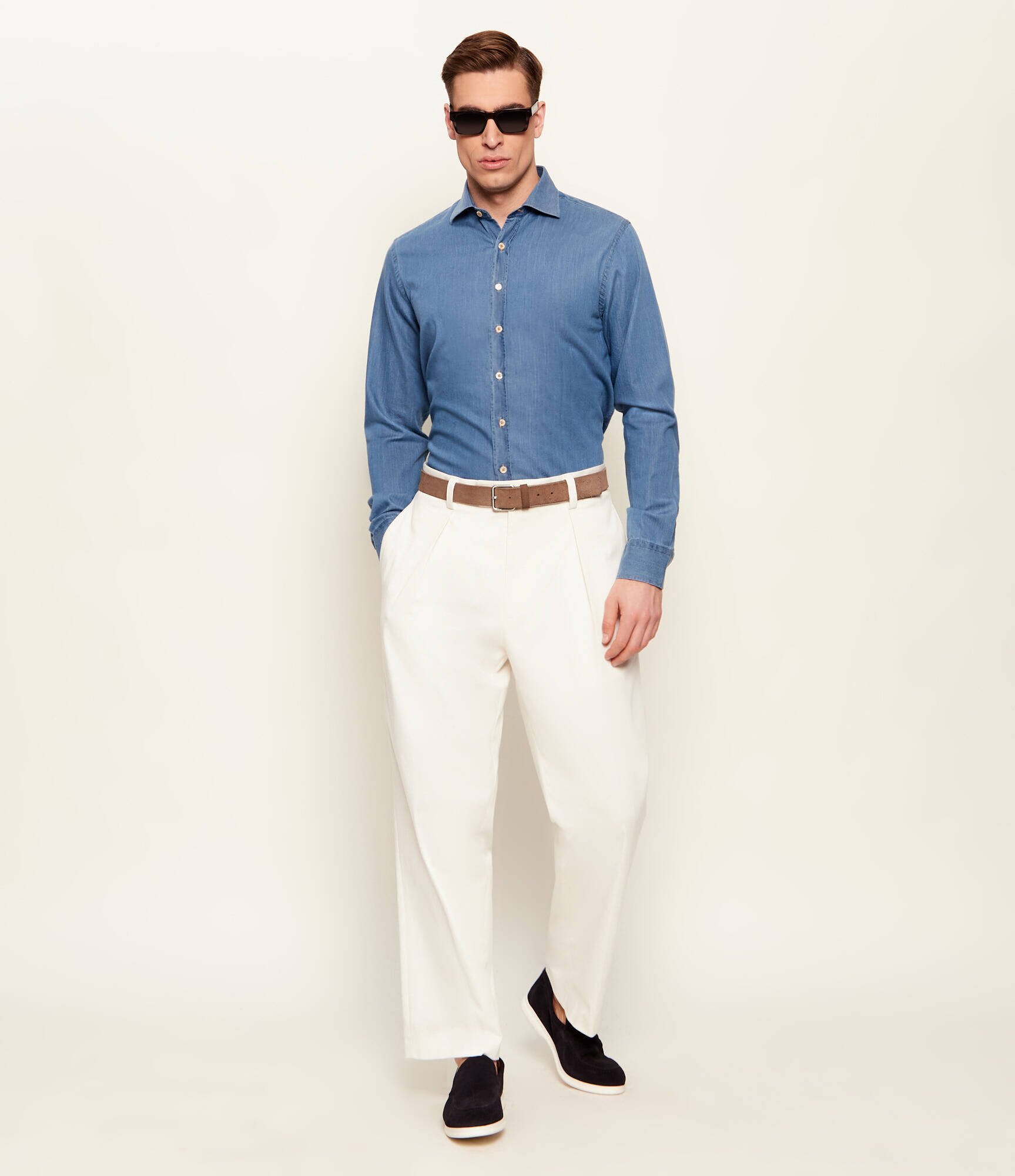 Oscar Jacobson De blugi cămașă Cut Away | Slim Fit