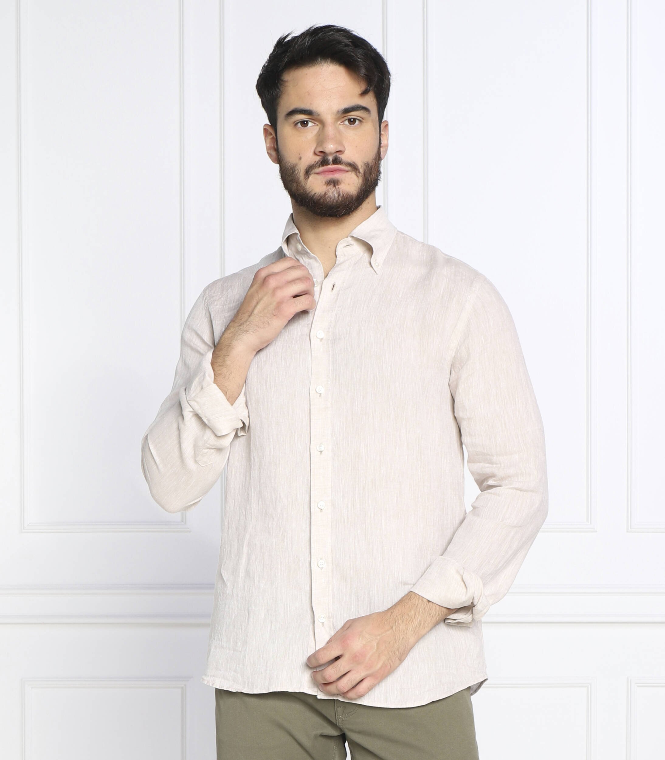 Oscar Jacobson De in cămașă Harry 3 | Slim Fit