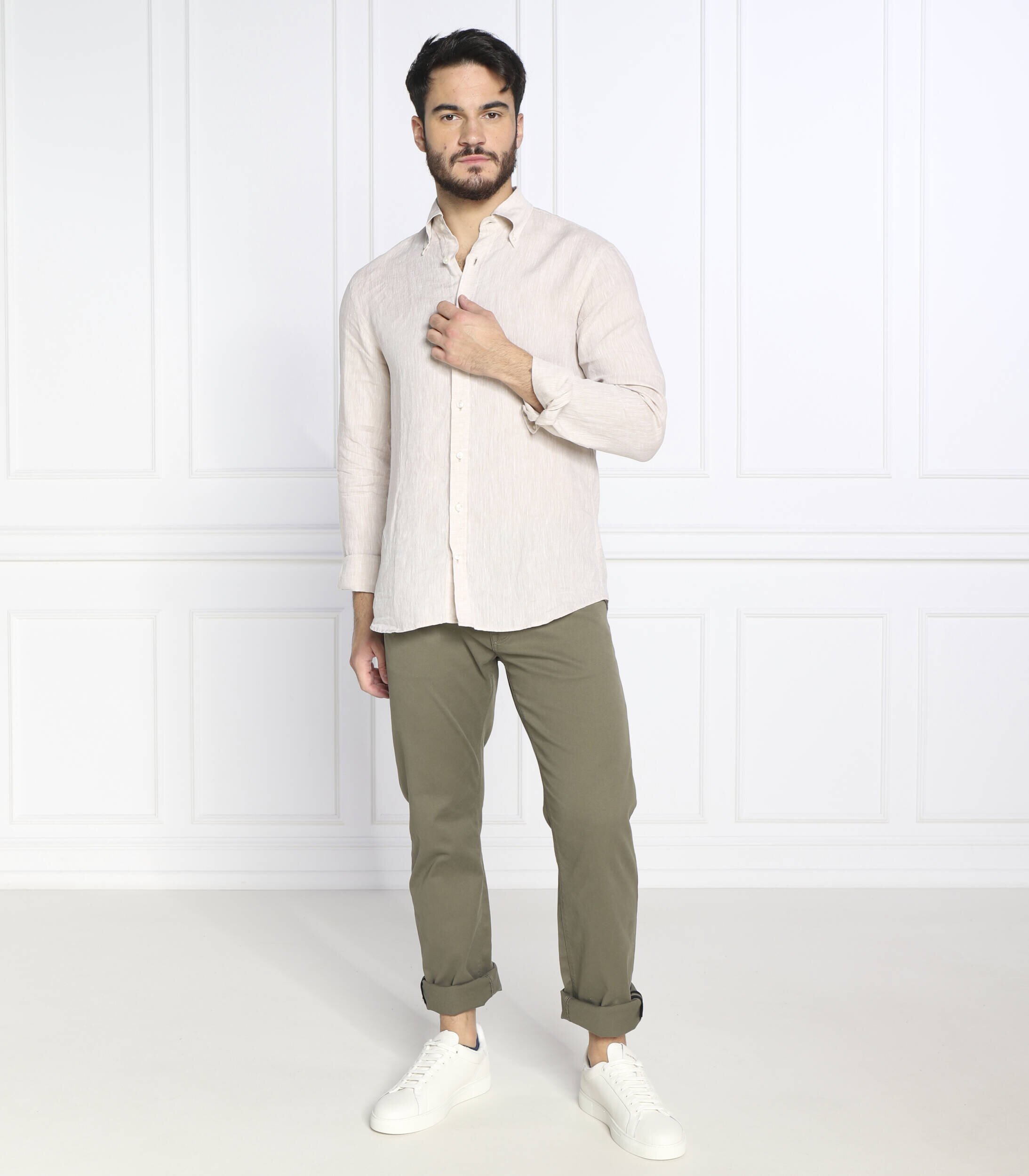 Oscar Jacobson De in cămașă Harry 3 | Slim Fit