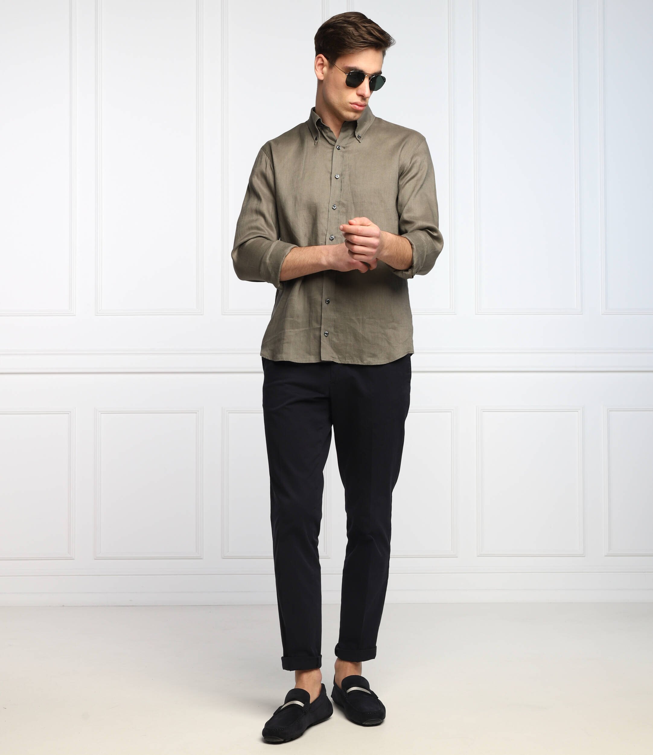 Oscar Jacobson De in cămașă Harry 3 | Slim Fit