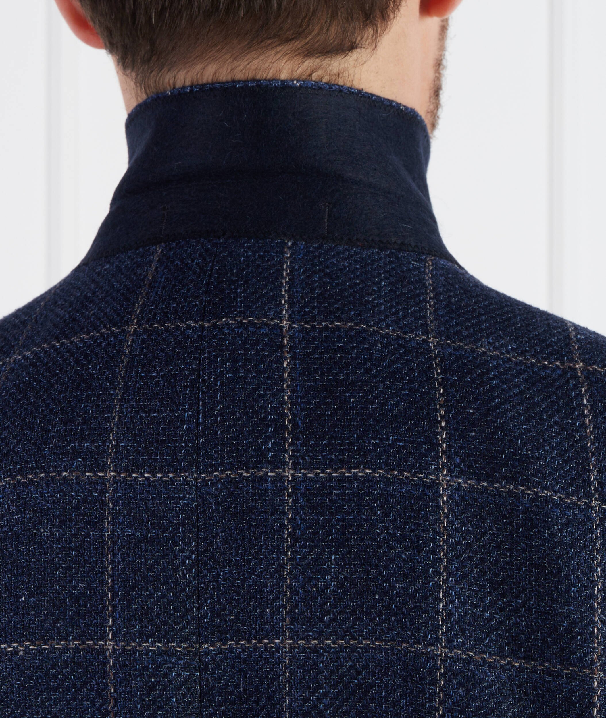 Oscar Jacobson De in sacou | Regular Fit cu adaos de mătase