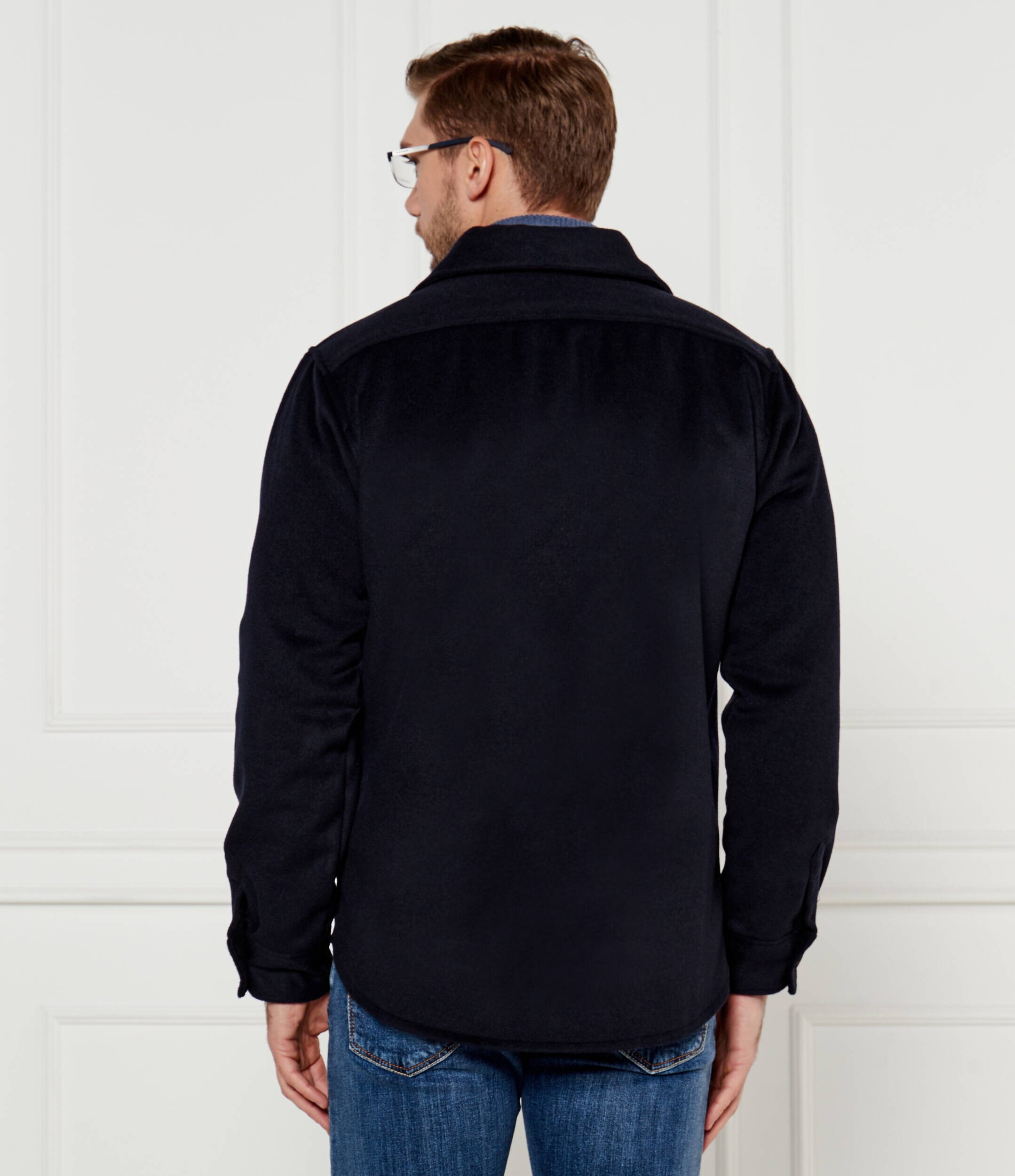Oscar Jacobson De lână cămașă | Slim Fit cu adaos de cașmir