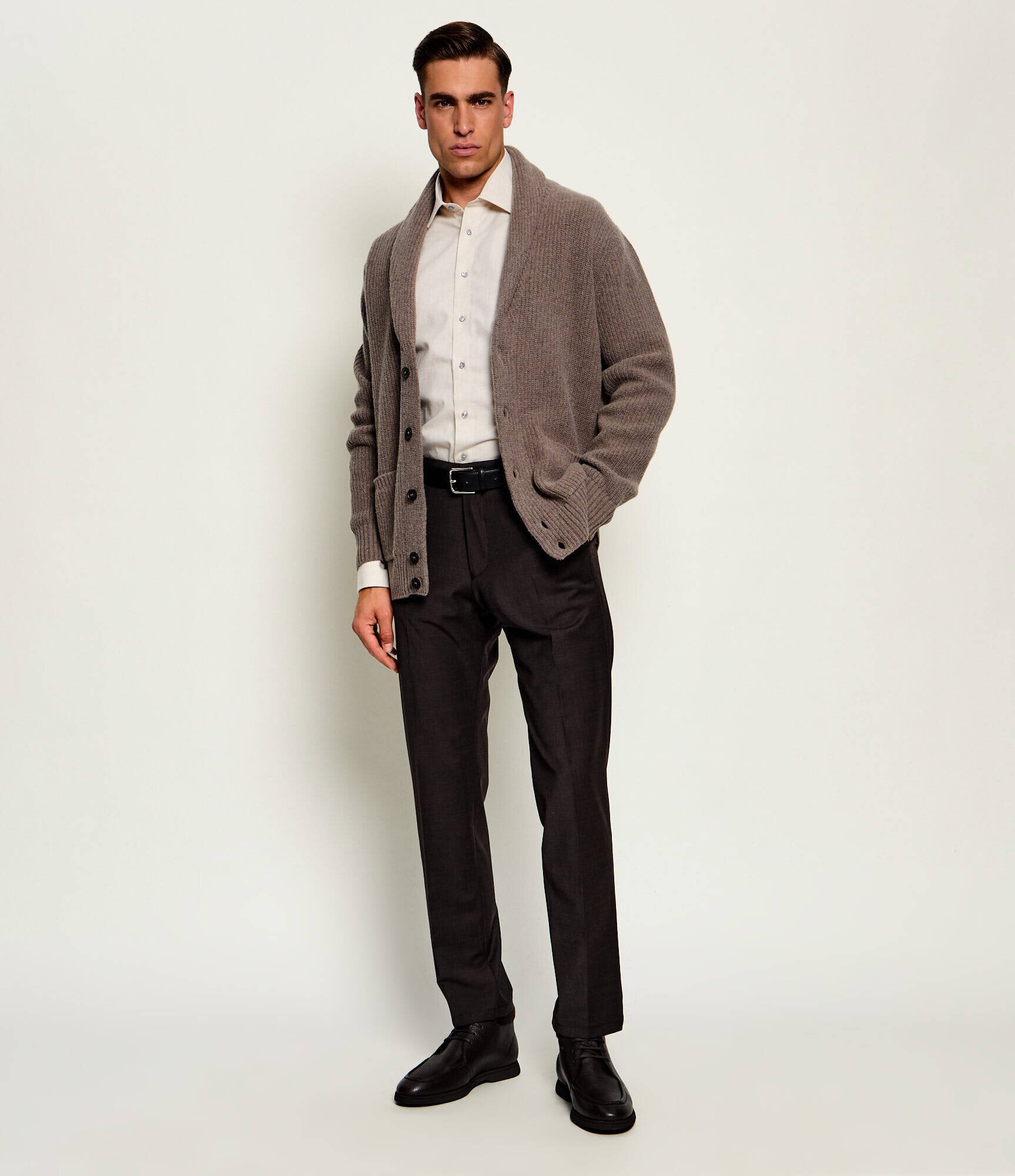 Oscar Jacobson De lână cardigan Roland | regular fit