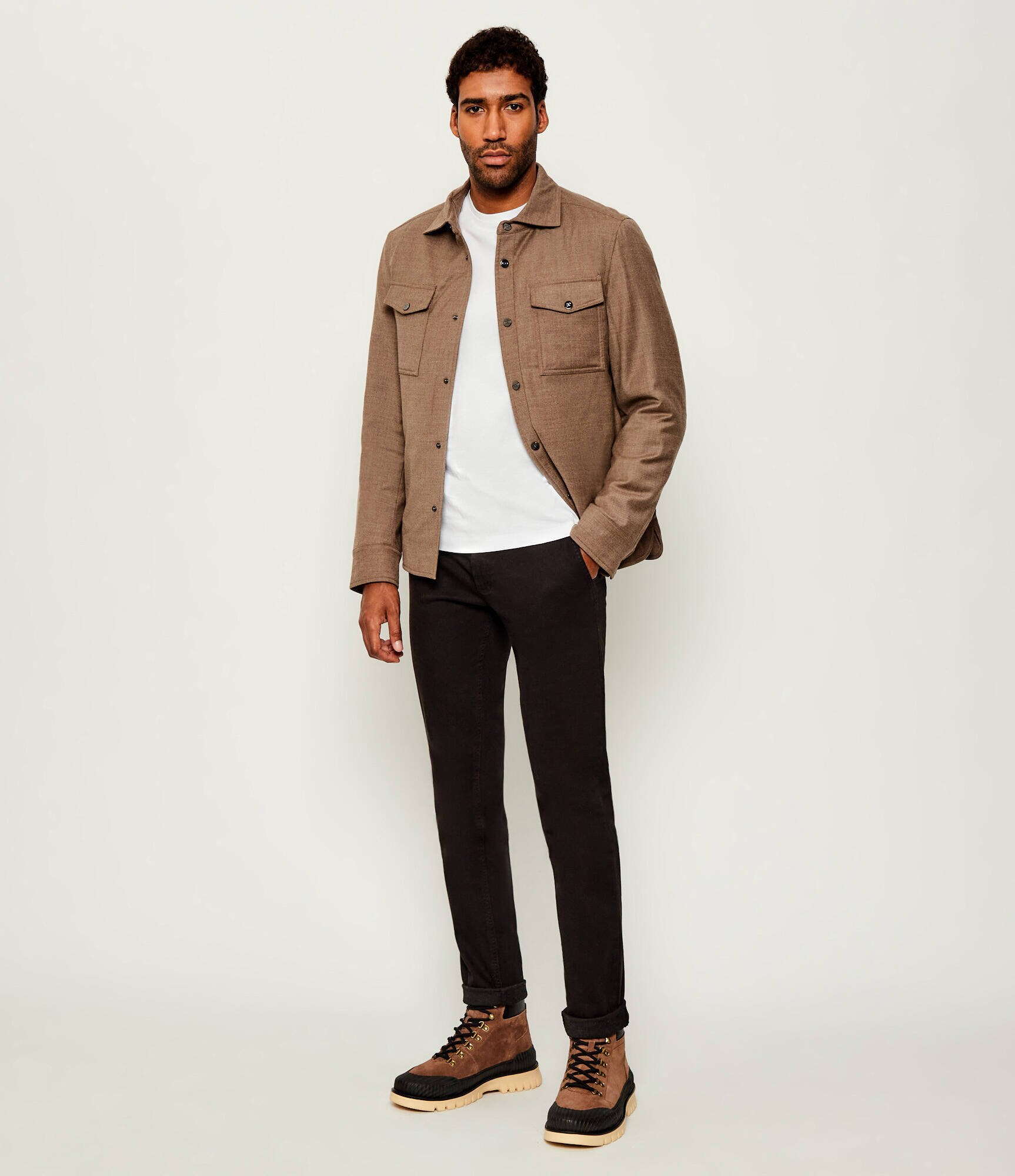 Oscar Jacobson De lână geacă Padded | regular fit