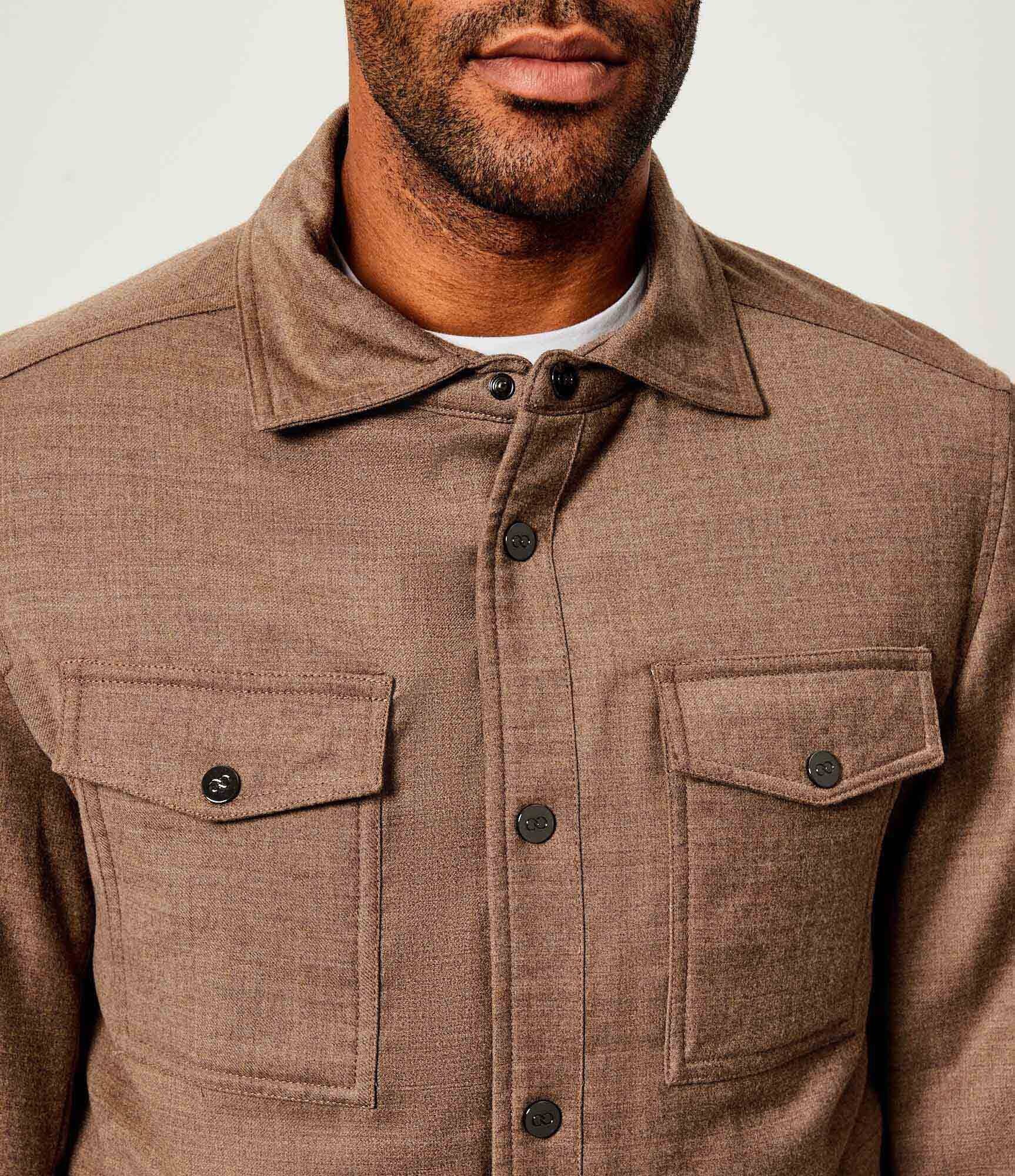 Oscar Jacobson De lână geacă Padded | regular fit