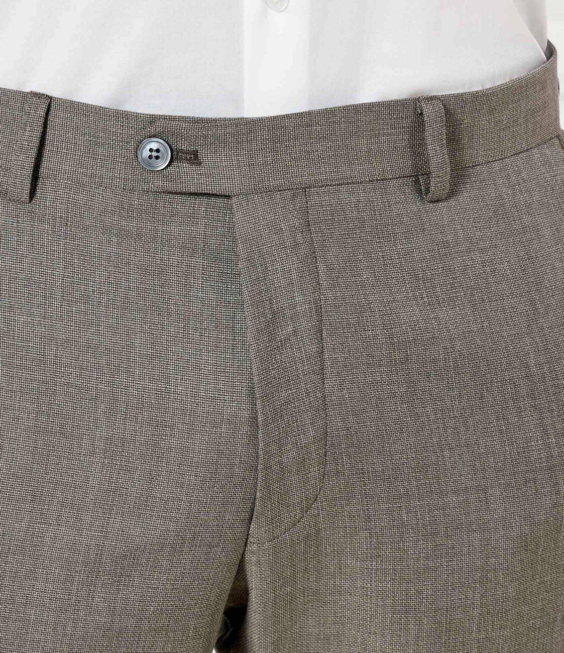 Oscar Jacobson De lână pantaloni chino Dandy | Slim Fit