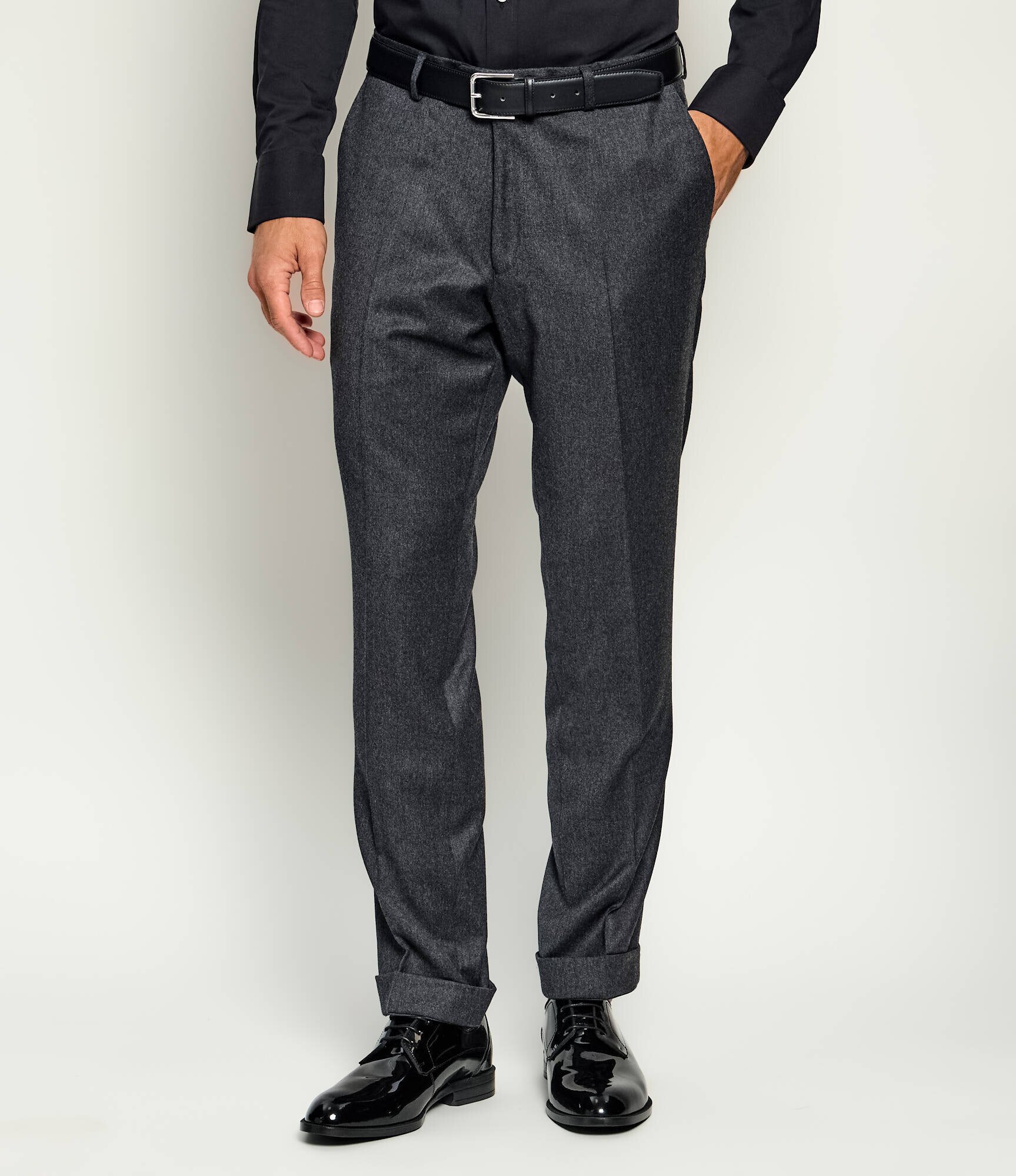 Oscar Jacobson De lână pantaloni chino | regular fit