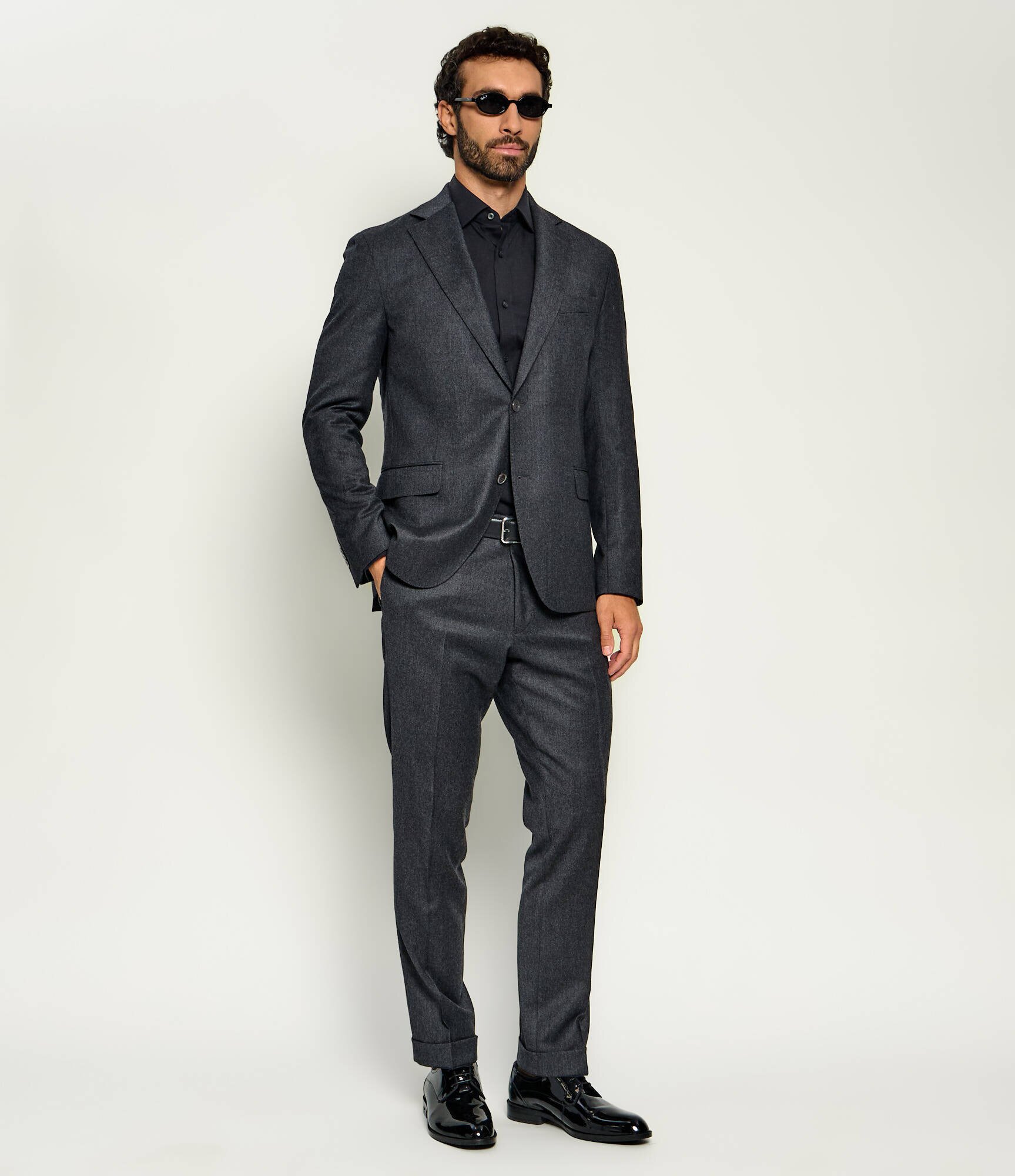 Oscar Jacobson De lână pantaloni chino | regular fit