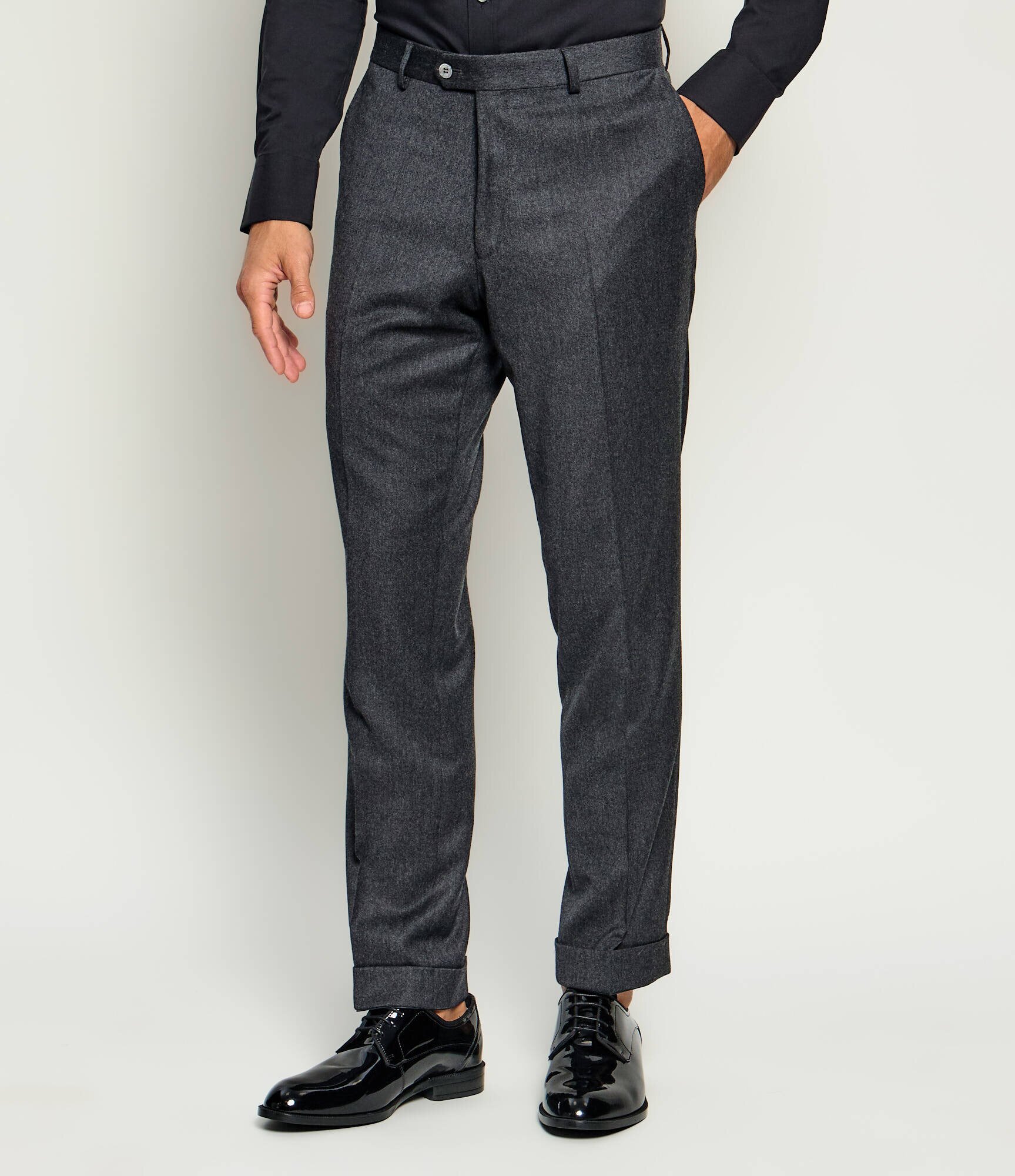Oscar Jacobson De lână pantaloni chino | regular fit