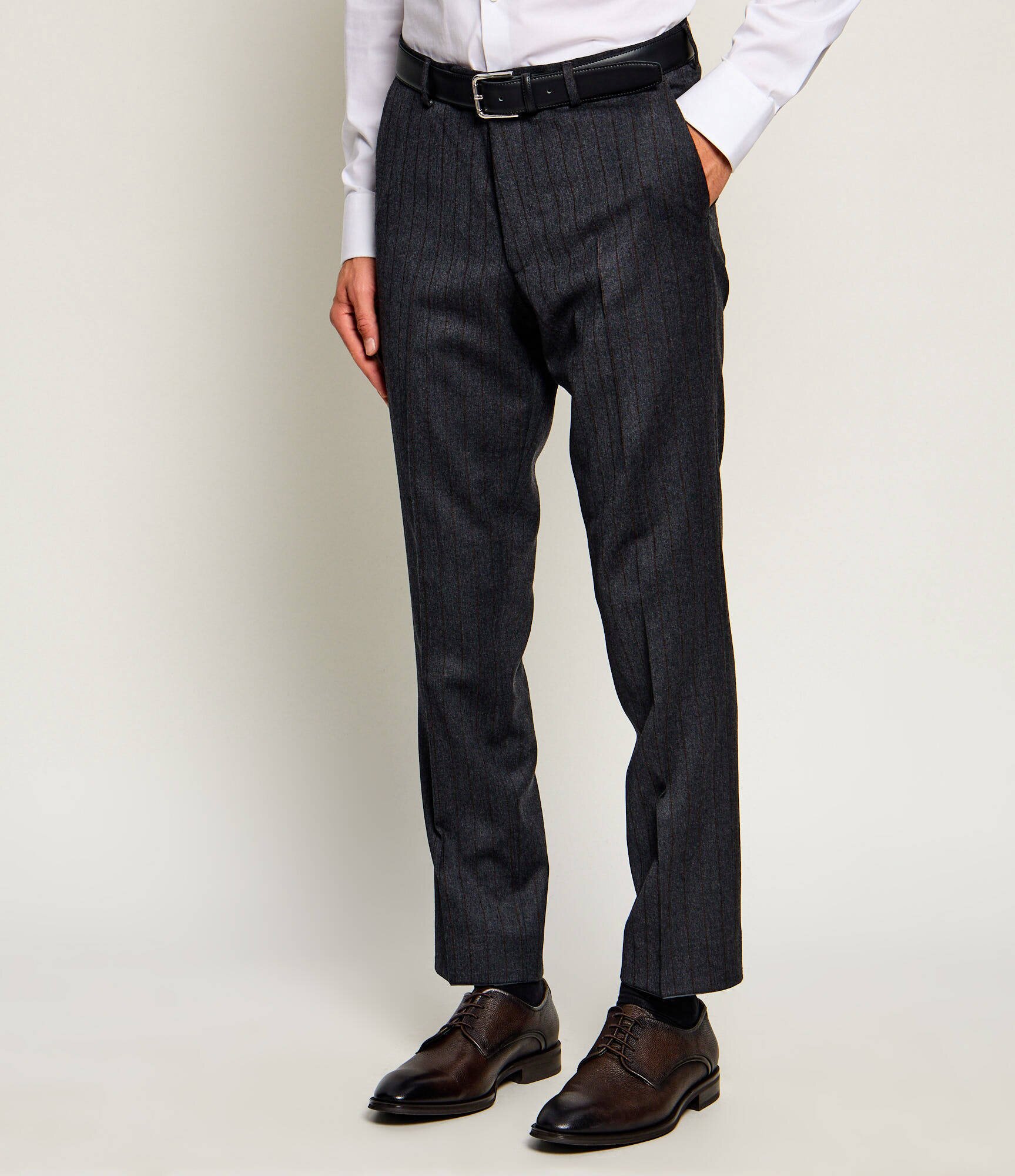 Oscar Jacobson De lână pantaloni Dandy | Slim Fit