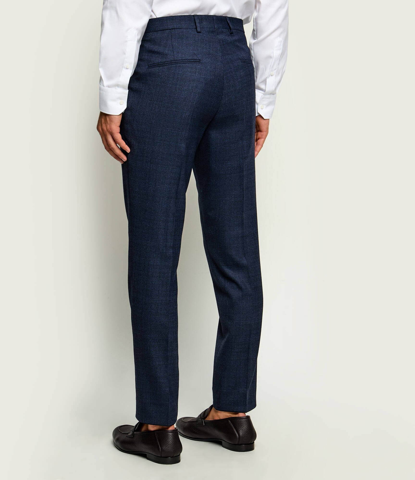 Oscar Jacobson De lână pantaloni Dandy | Slim Fit