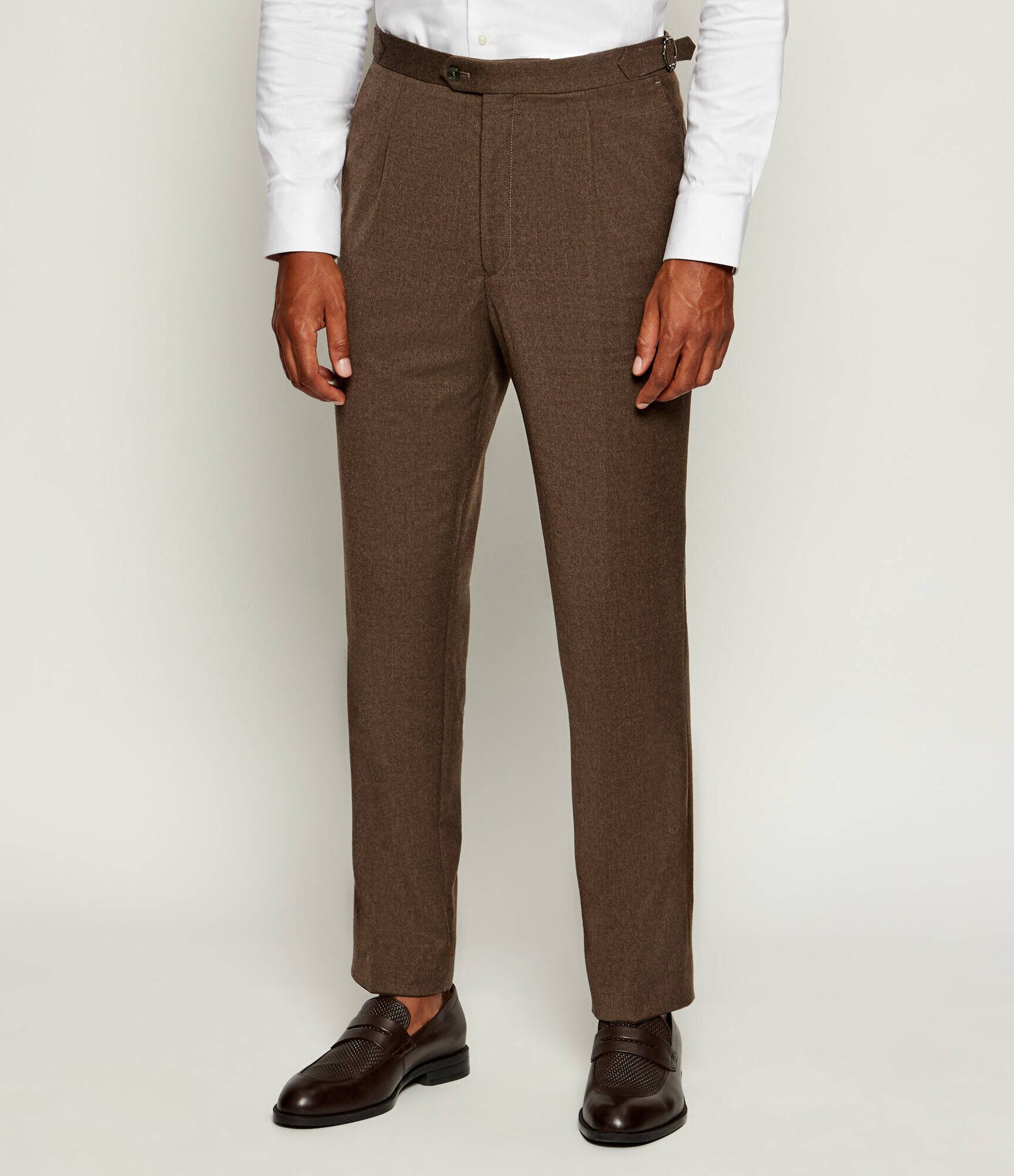 Oscar Jacobson De lână pantaloni Delon | regular fit
