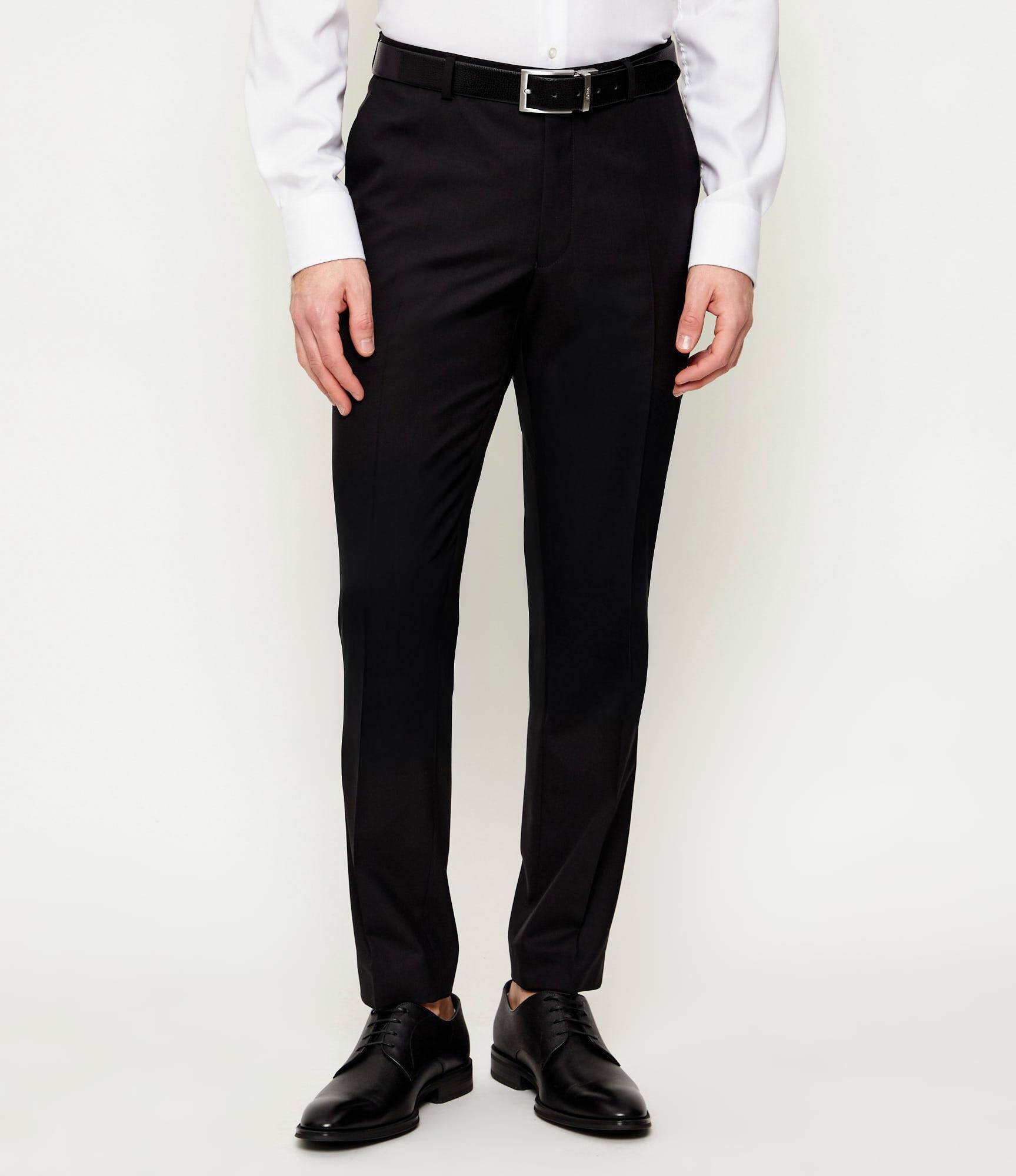 Oscar Jacobson De lână pantaloni Denz | Slim Fit
