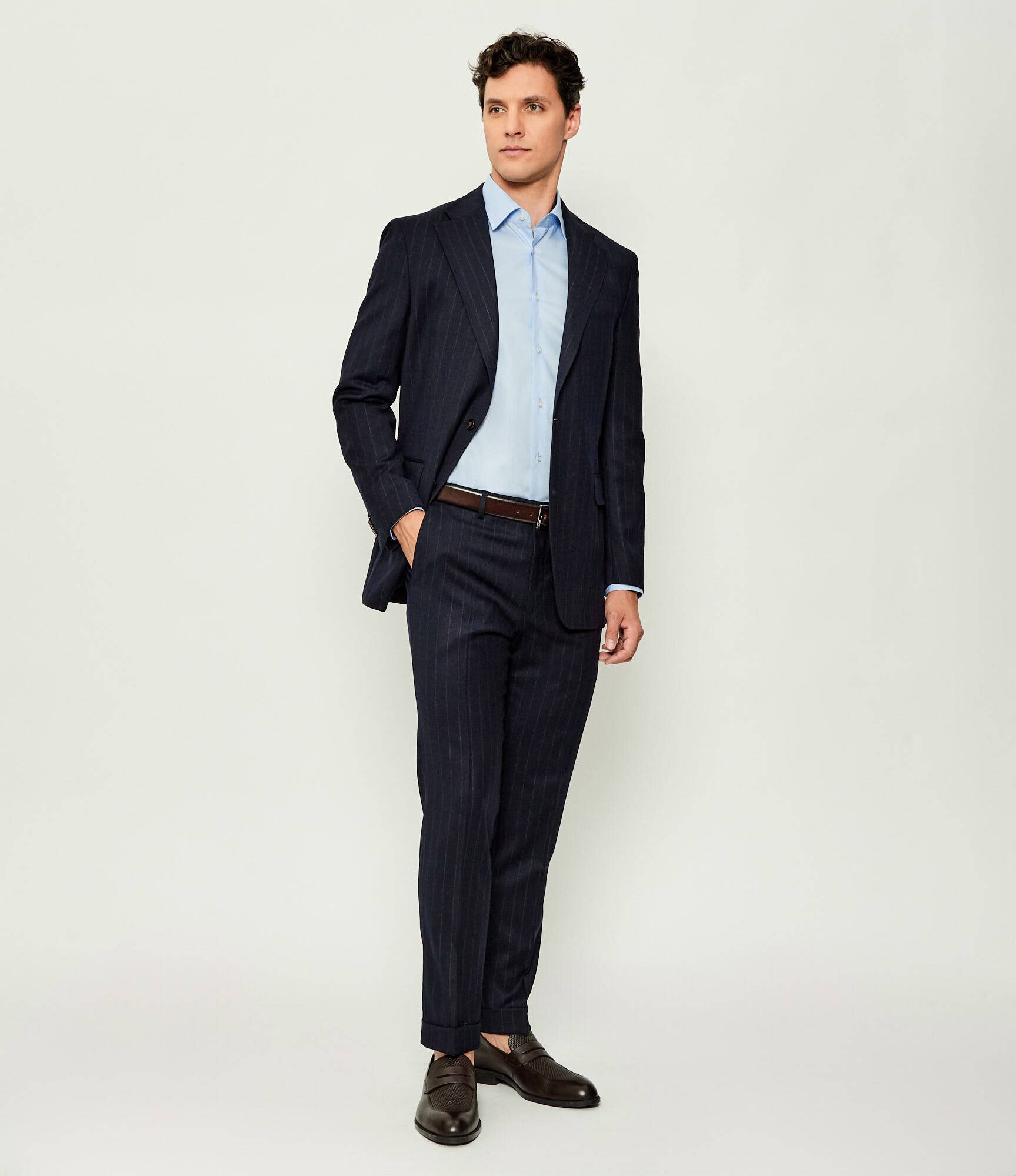 Oscar Jacobson De lână pantaloni DENZ | Slim Fit