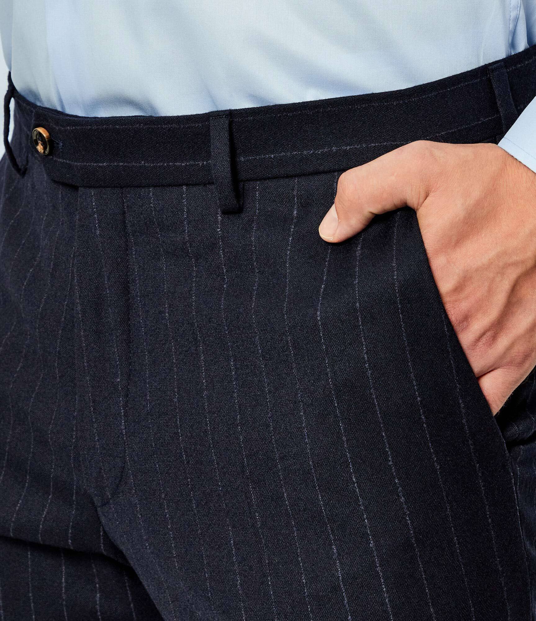 Oscar Jacobson De lână pantaloni DENZ | Slim Fit