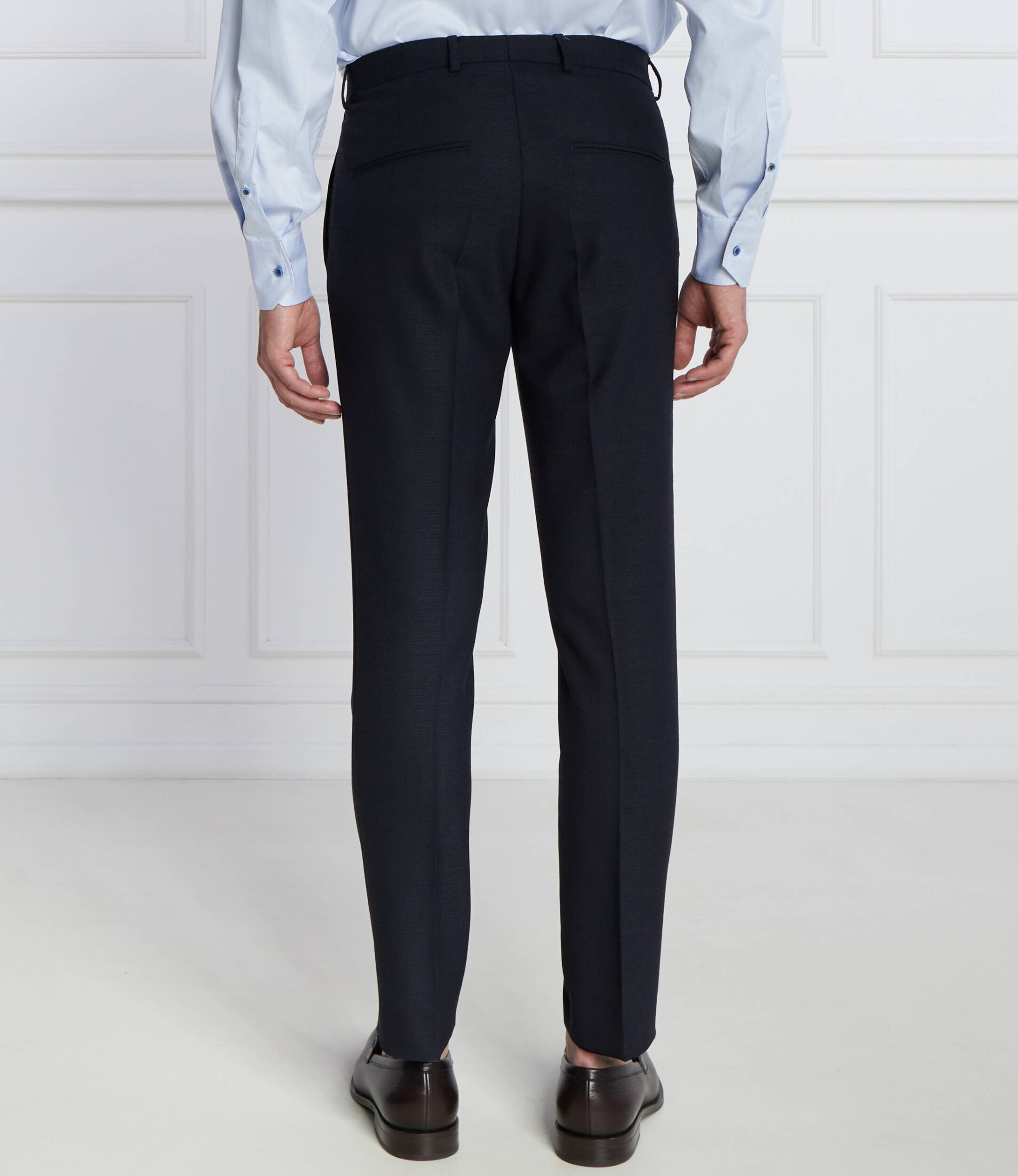 Oscar Jacobson De lână pantaloni Denz | Slim Fit
