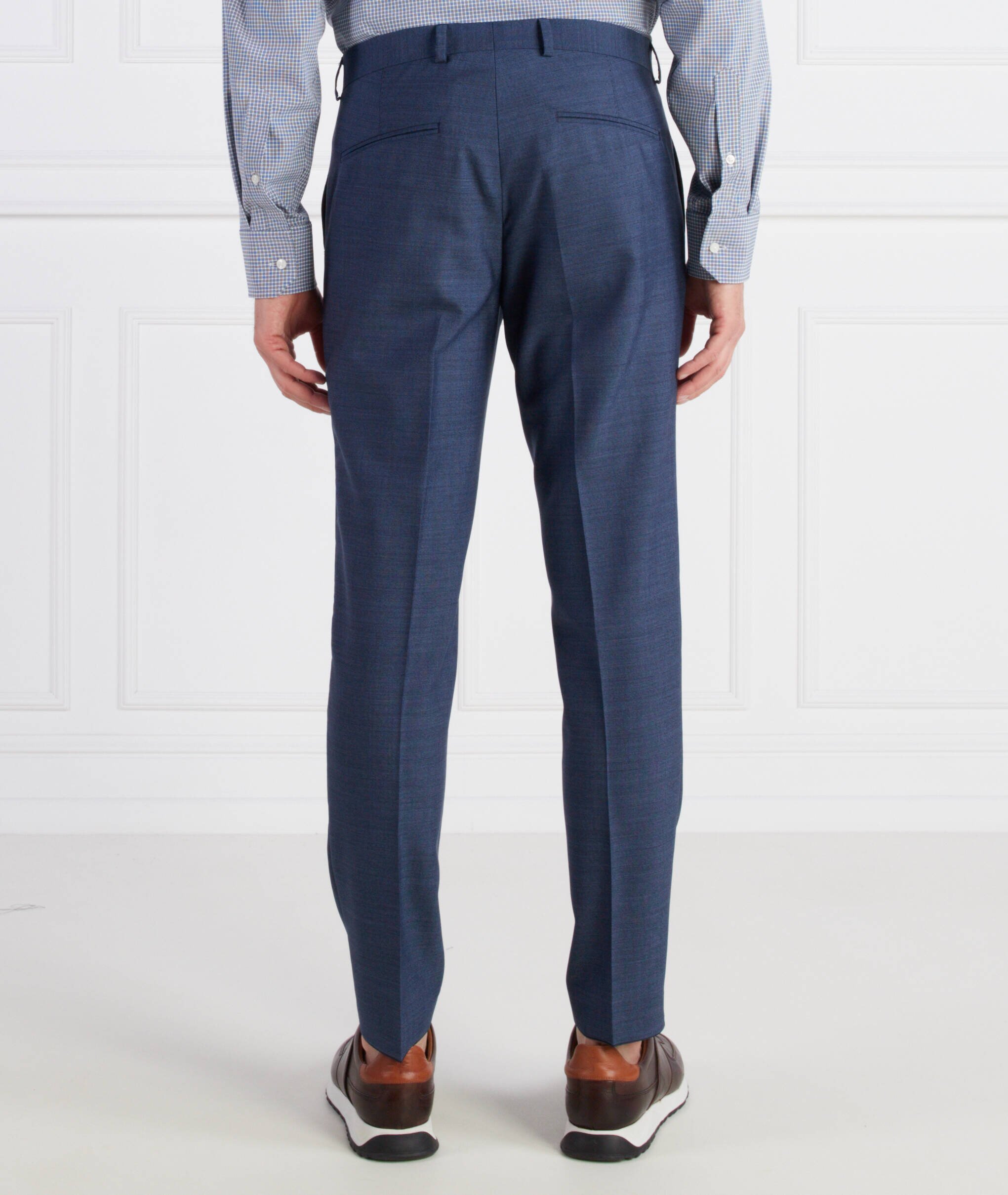 Oscar Jacobson de lână pantaloni denz | slim fit