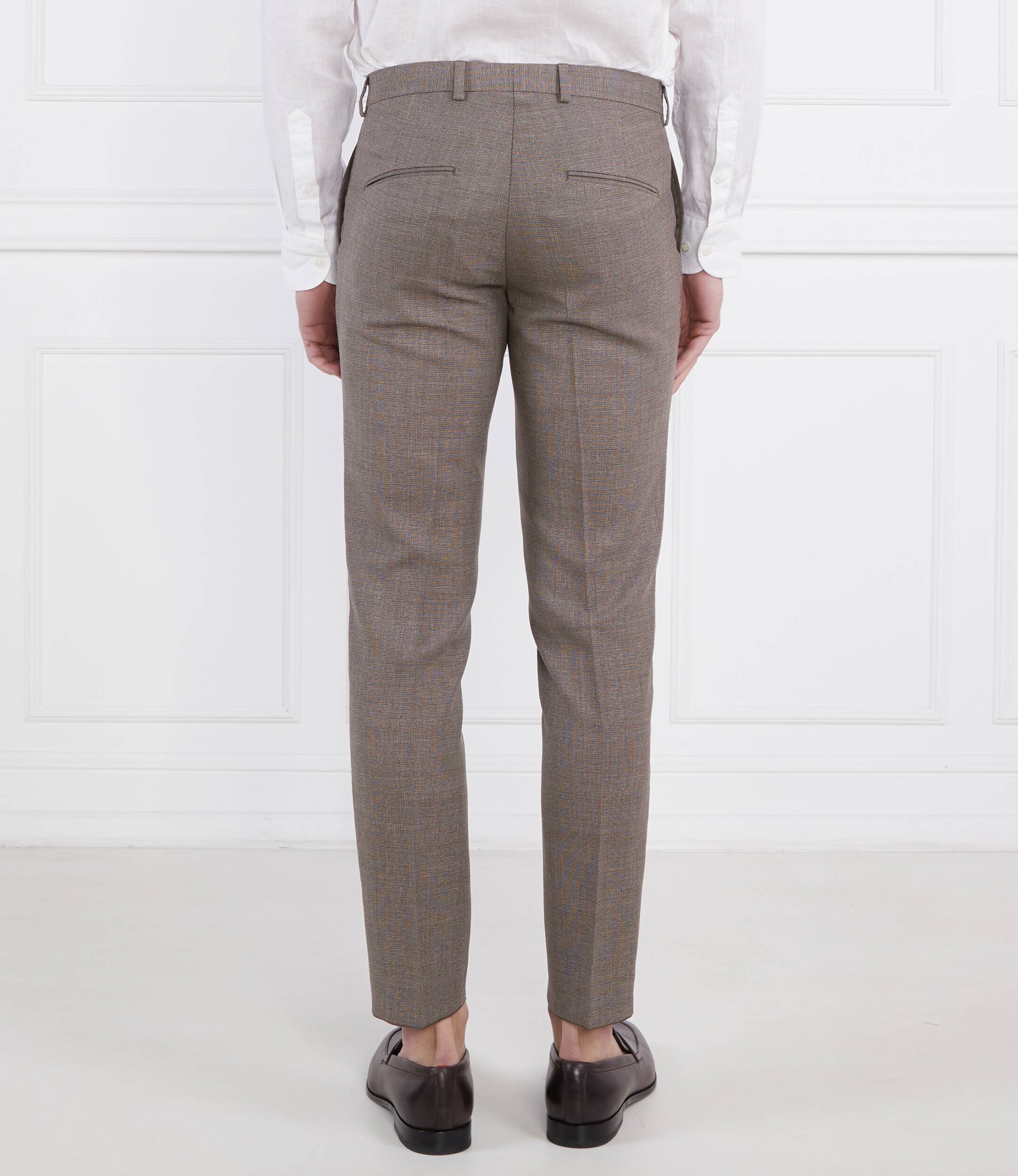 Oscar Jacobson de lână pantaloni denz | slim fit