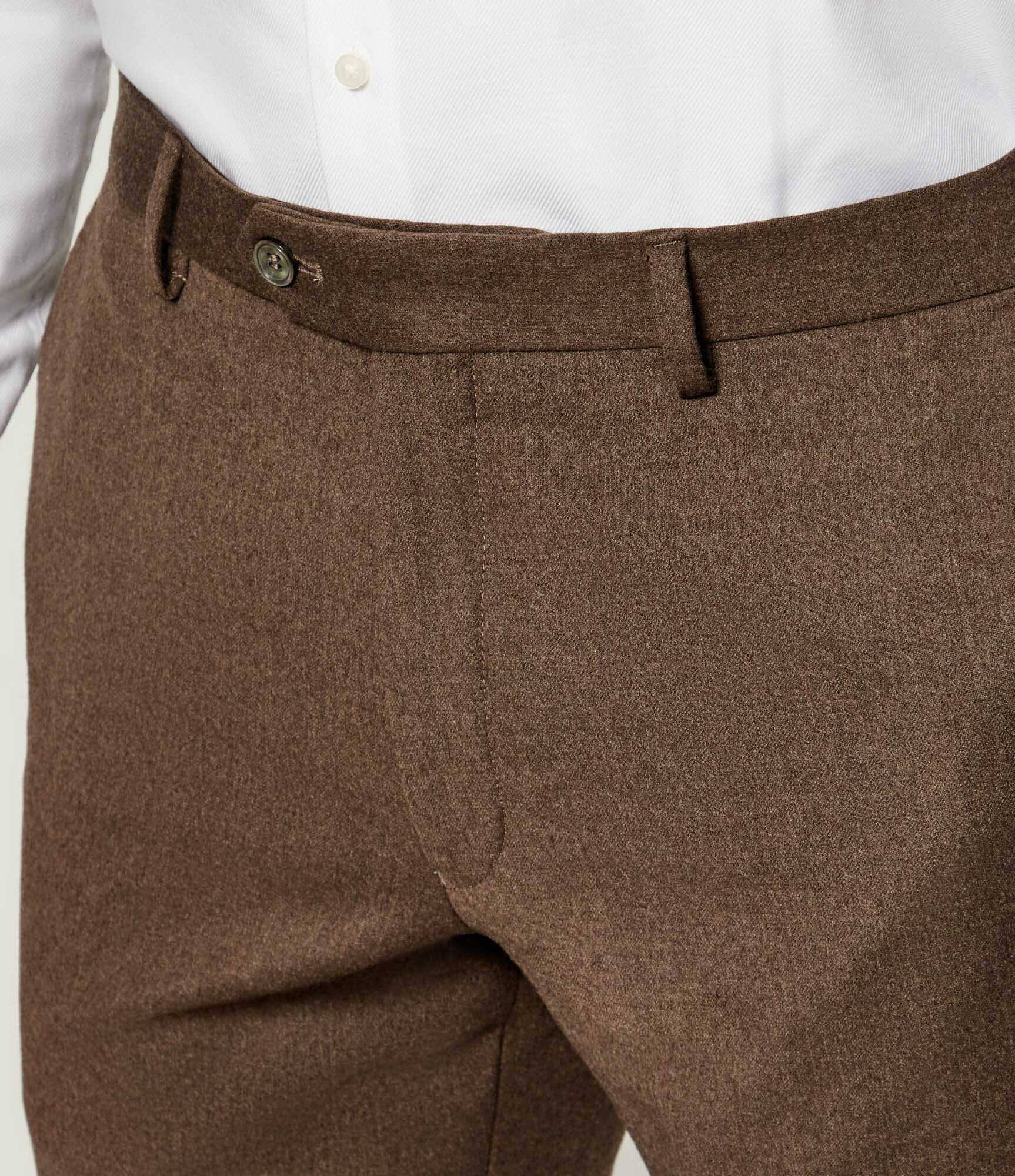 Oscar Jacobson De lână pantaloni | Slim Fit