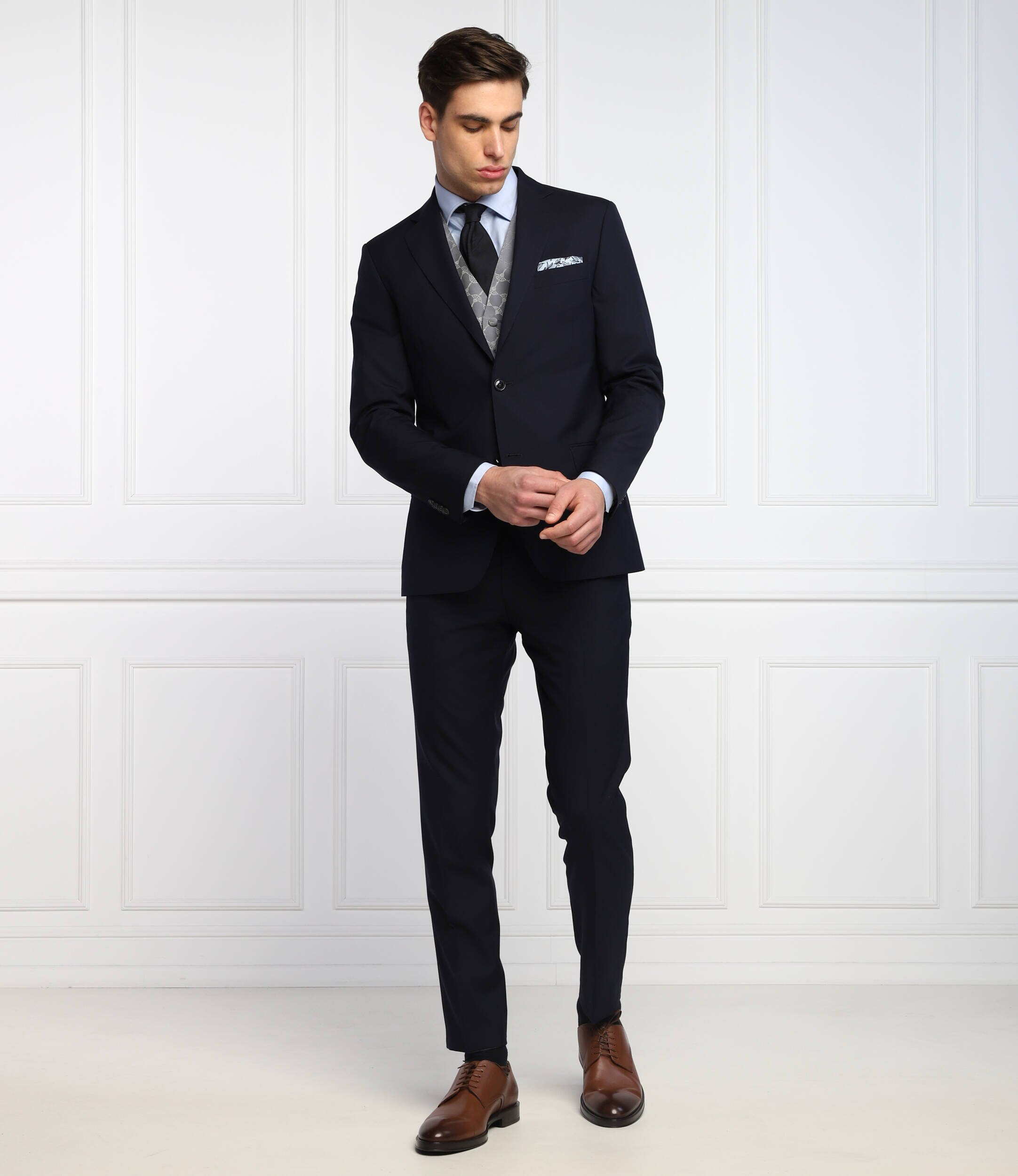 Oscar Jacobson De lână sacou Edmund | Slim Fit
