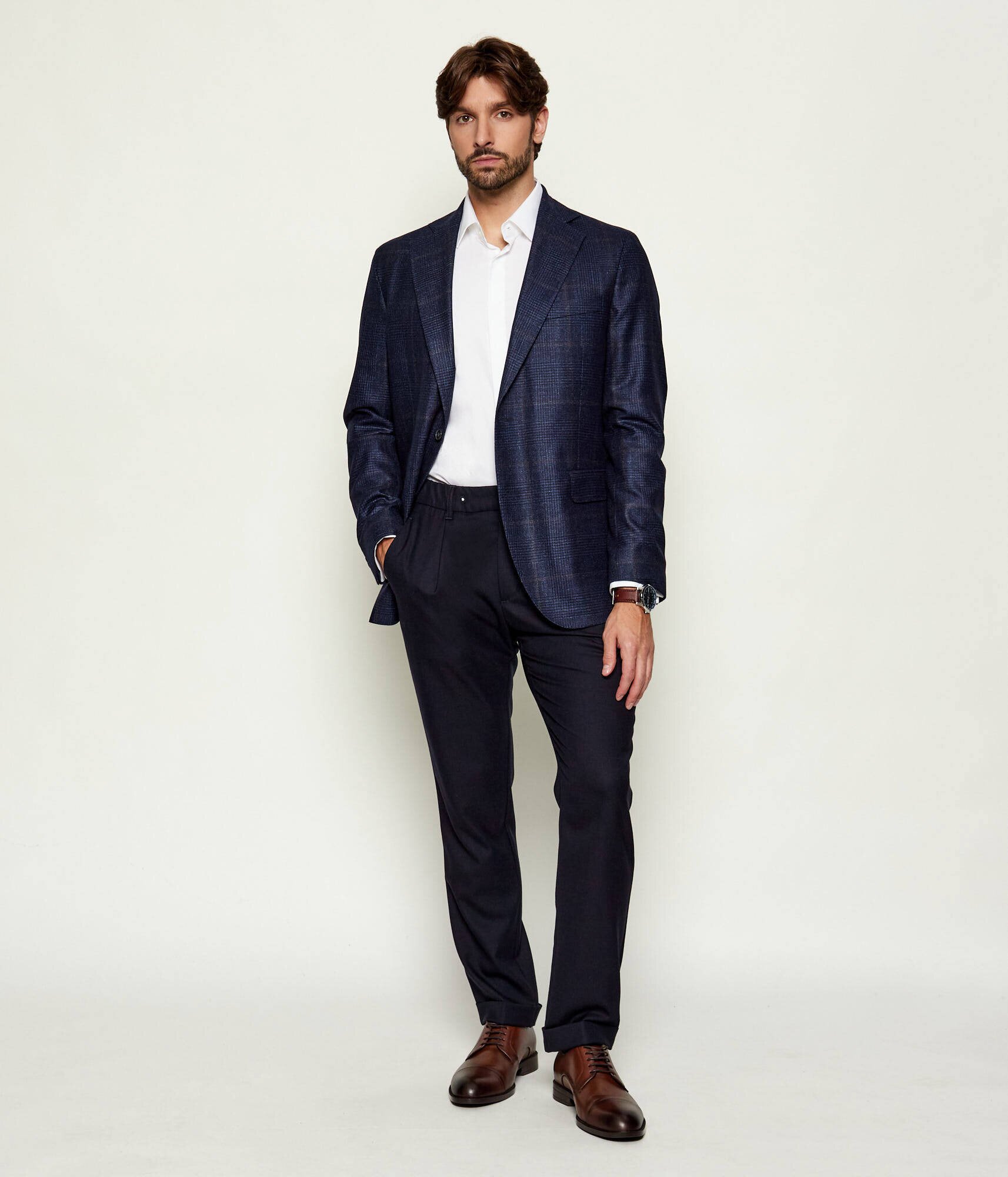 Oscar Jacobson De lână sacou Fogerty | regular fit | cu adaos de mătase și cașmir