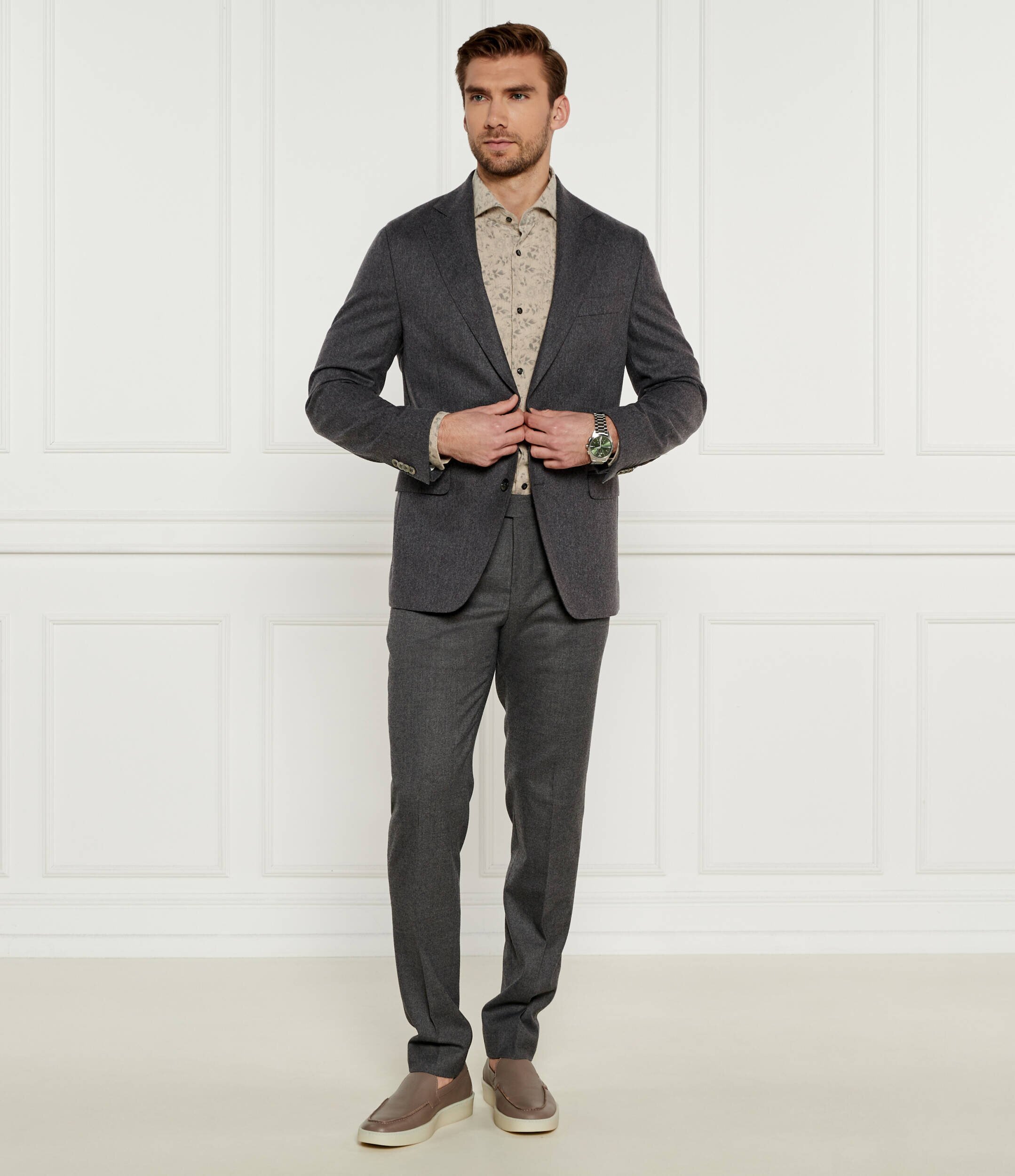 Oscar Jacobson De lână sacou | Regular Fit
