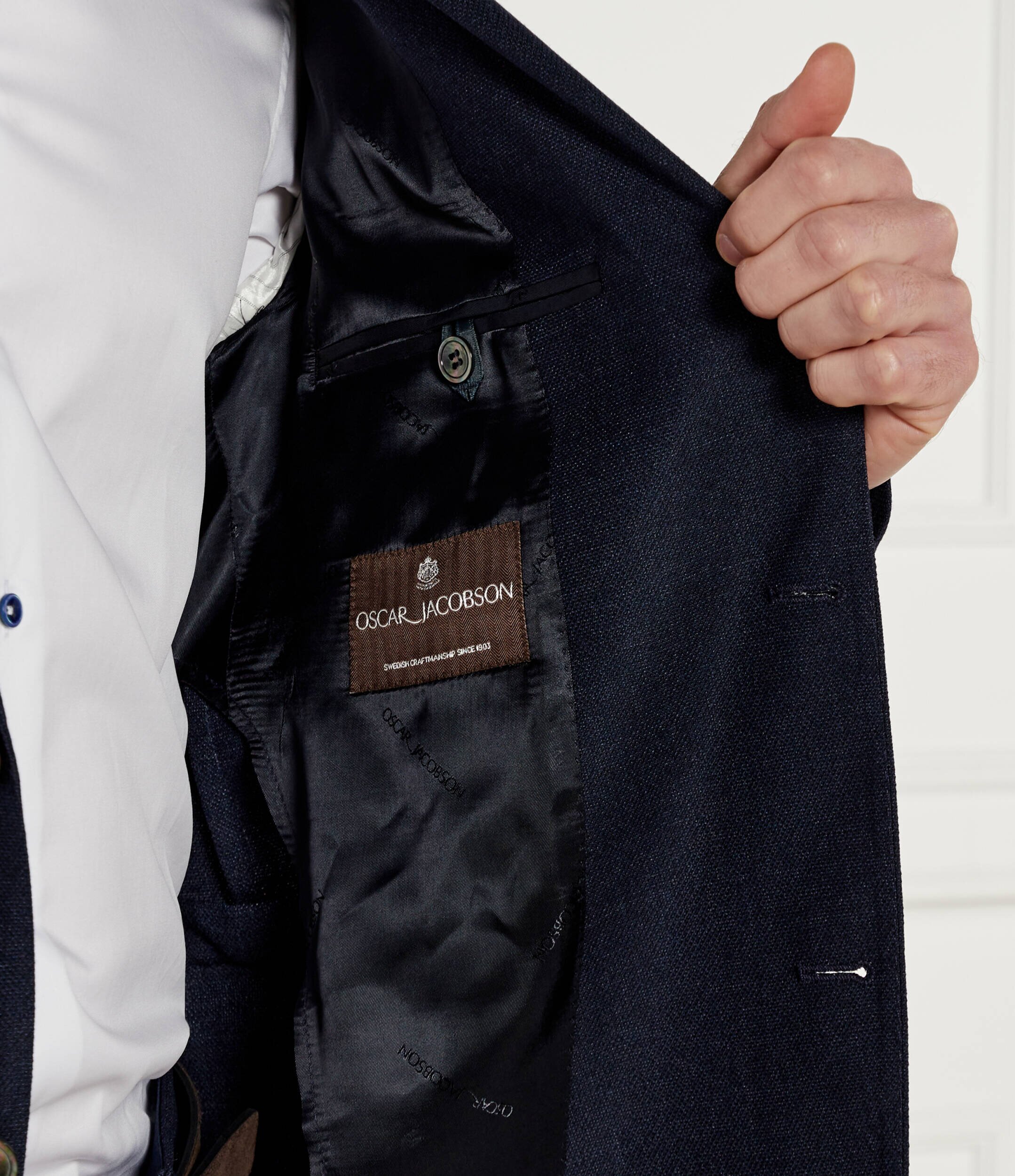 Oscar Jacobson De lână sacou | Regular Fit