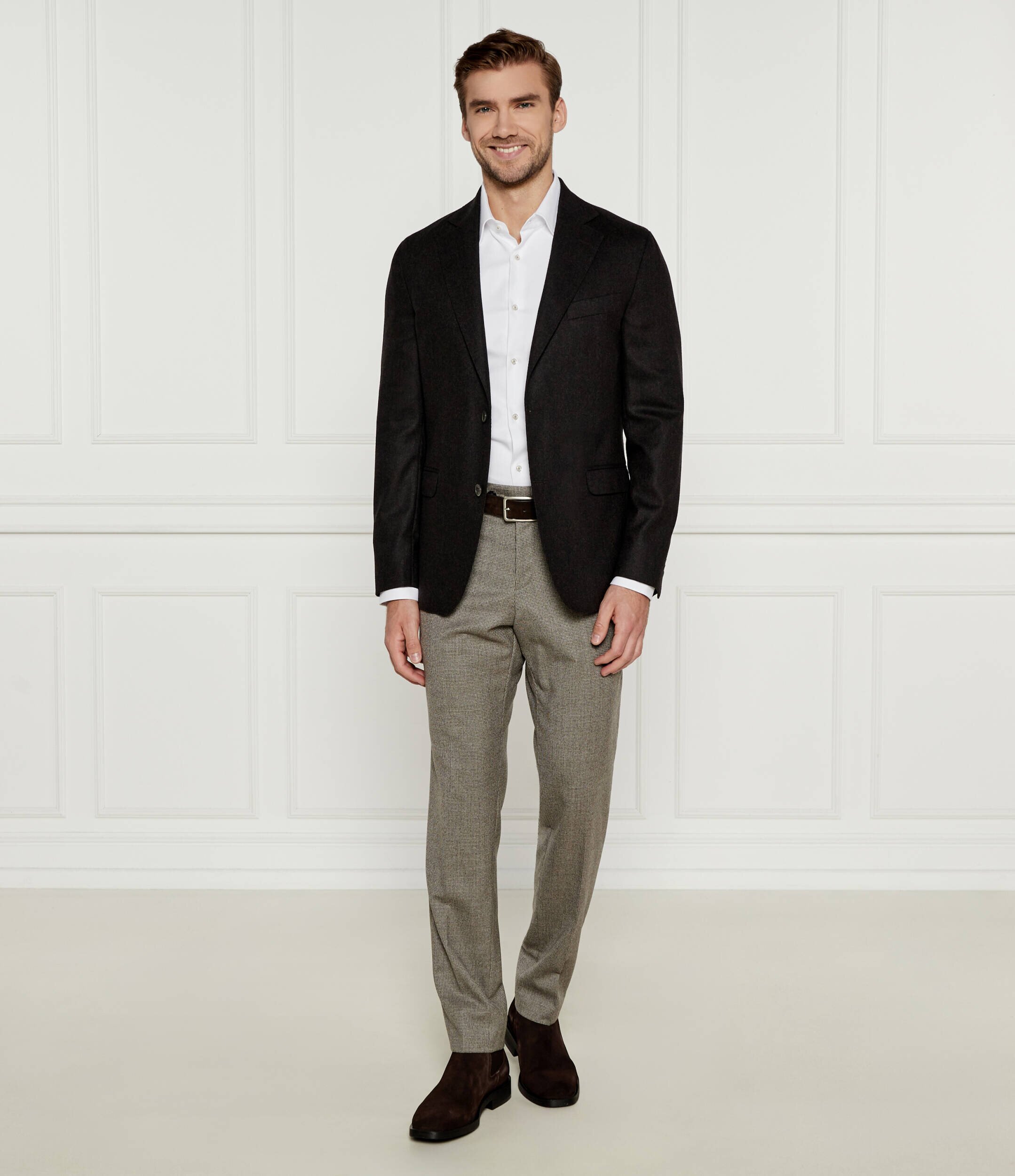 Oscar Jacobson De lână sacou | Regular Fit