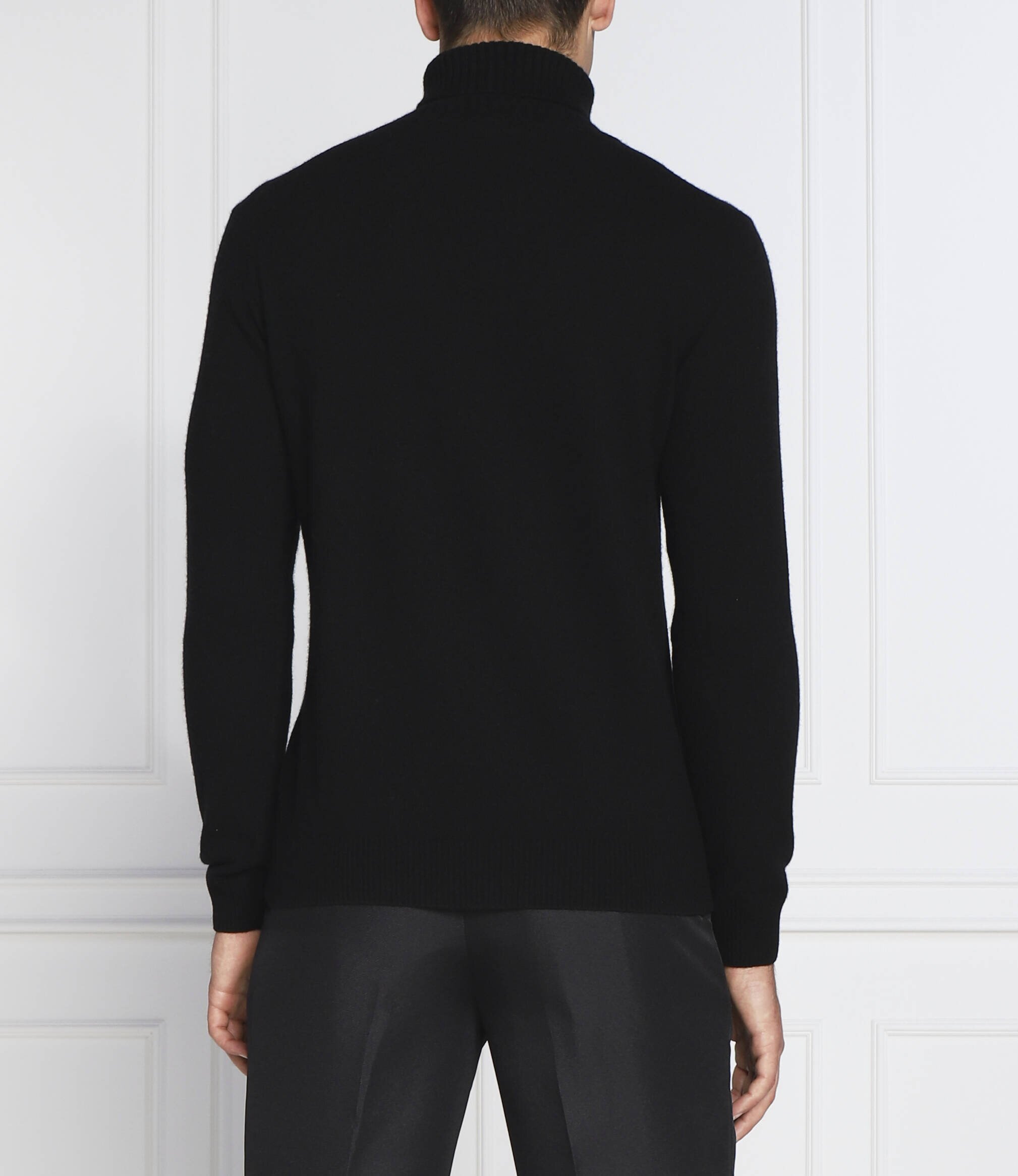 Oscar Jacobson Maletă Salim Rollneck | Regular Fit cu adaos de lână și cașmir