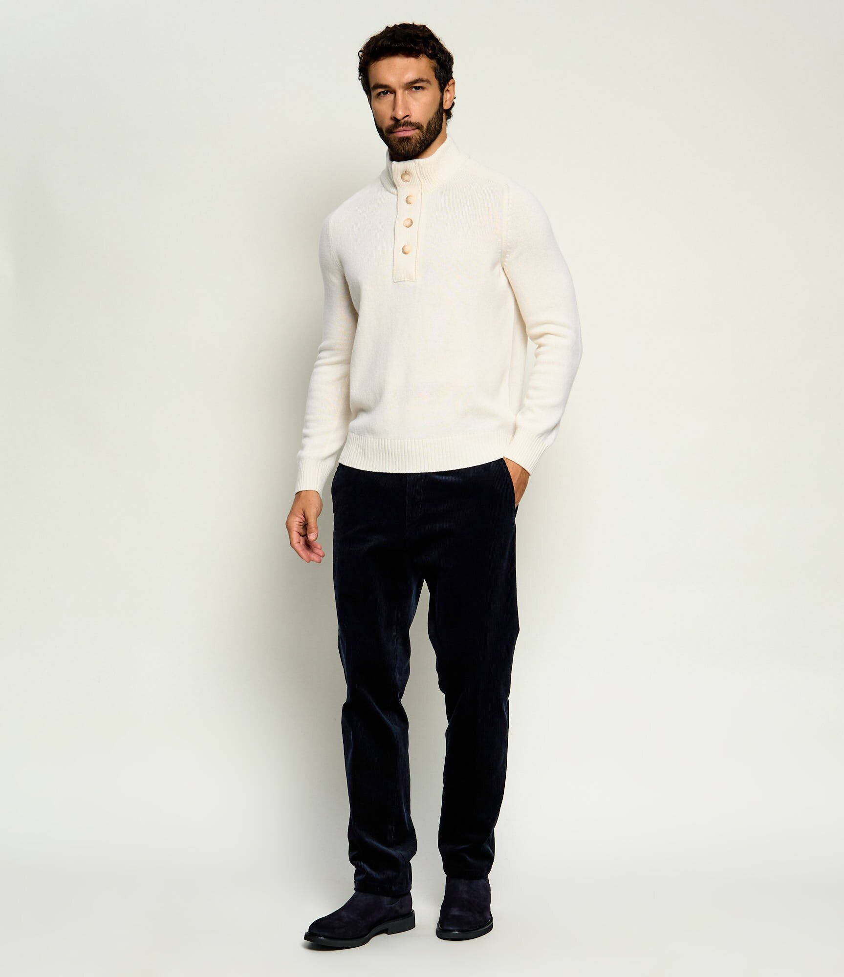 Oscar Jacobson Pantaloni chino Dandy | regular fit | catifea reiată