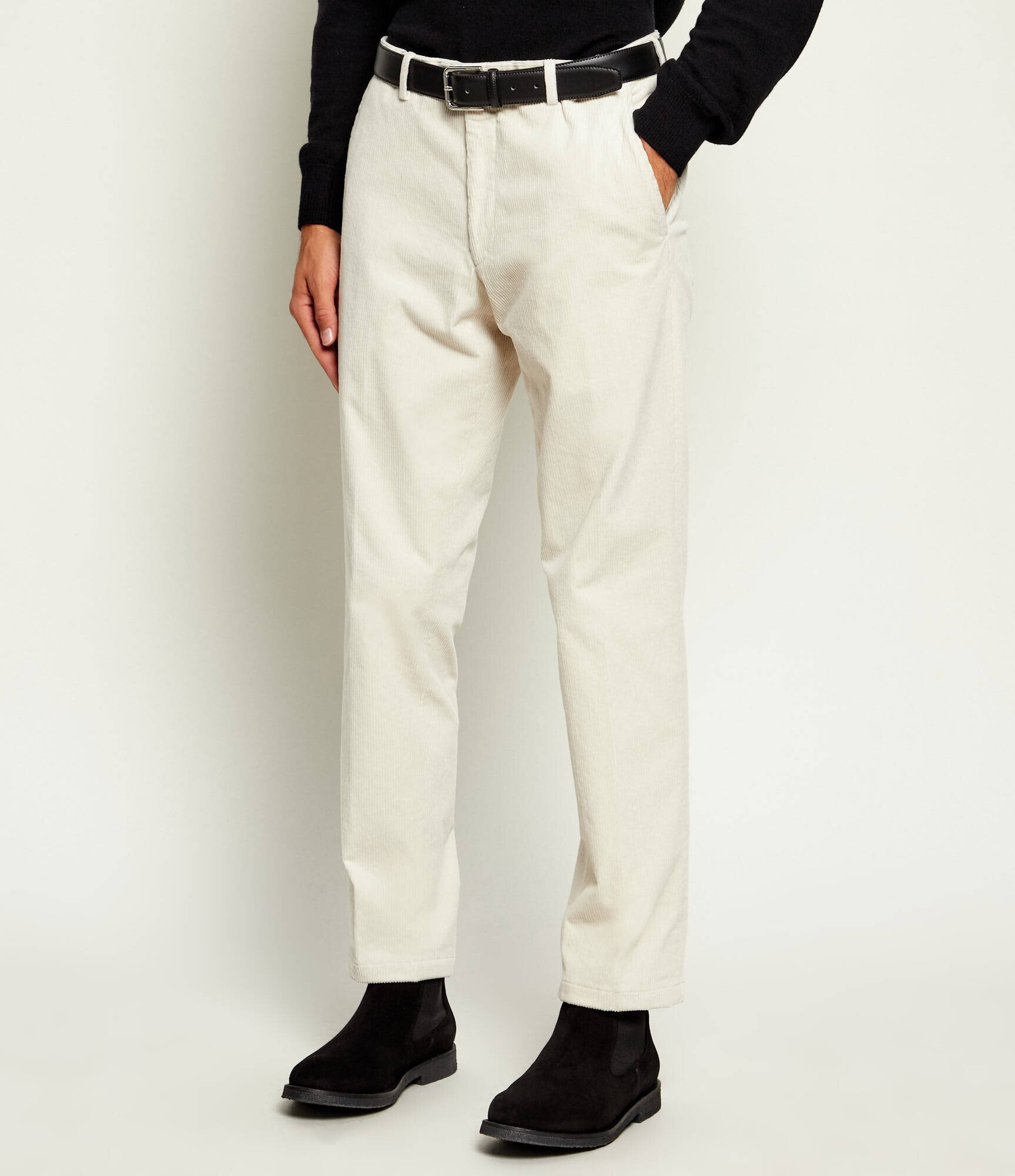 Oscar Jacobson Pantaloni chino Dandy | regular fit | catifea reiată