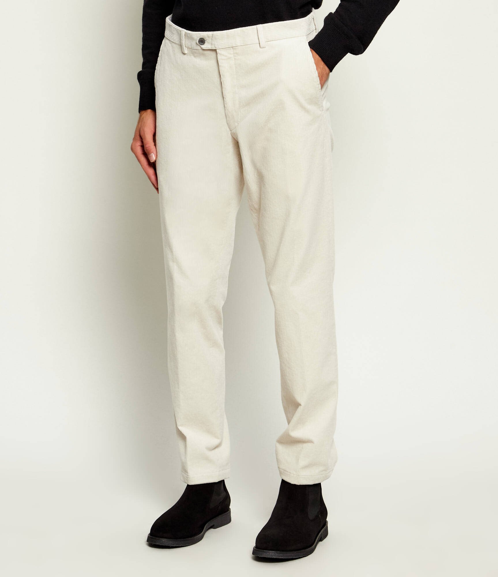 Oscar Jacobson Pantaloni chino Dandy | regular fit | catifea reiată