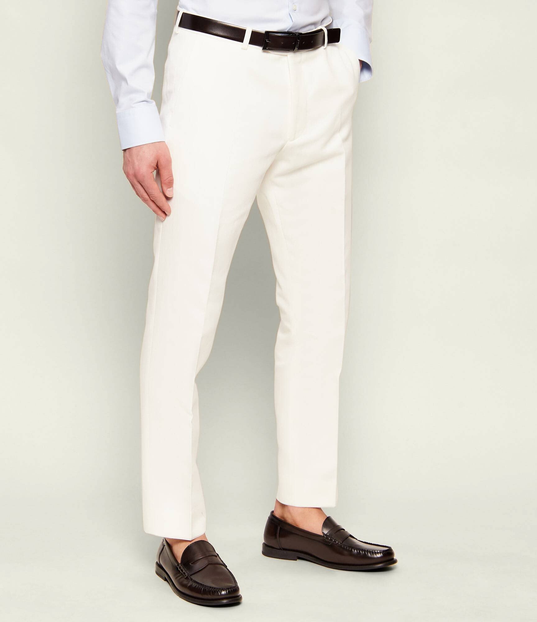 Oscar Jacobson Pantaloni Dandy | Slim Fit | cu adaos de in