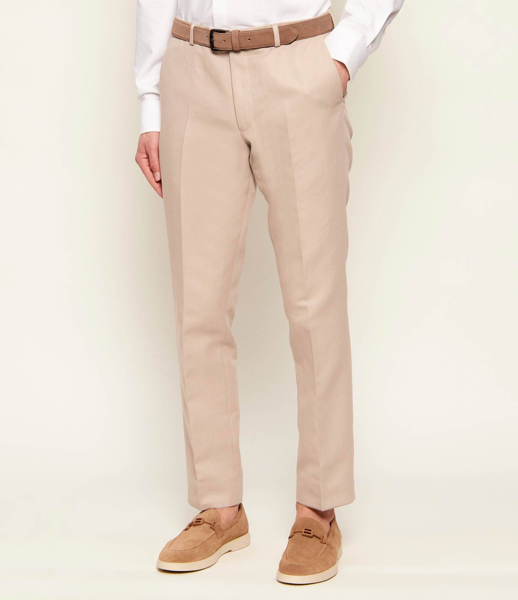 Oscar Jacobson Pantaloni Dandy | Slim Fit | cu adaos de in
