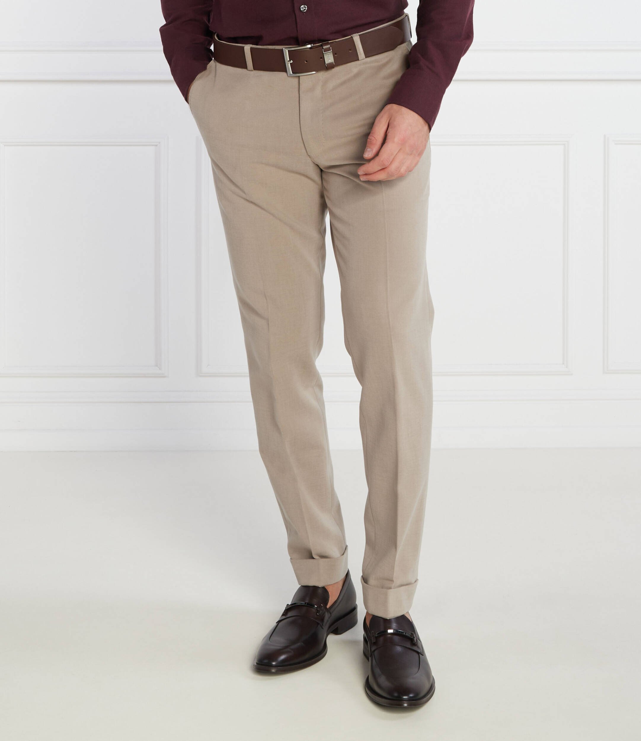 Oscar Jacobson Pantaloni denz turn up | Slim Fit