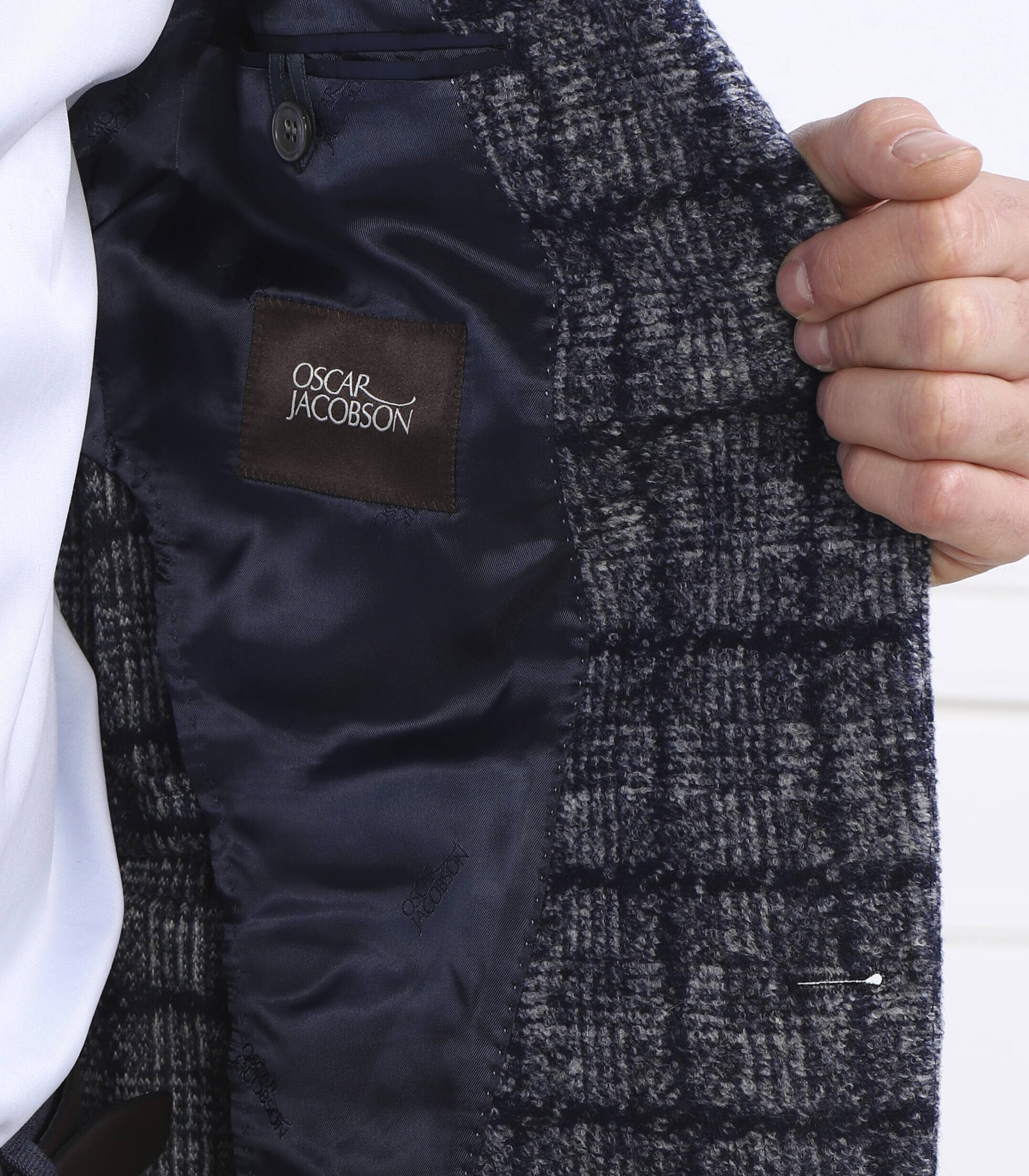Oscar Jacobson Sacou Egel | Regular Fit cu adaos de lână